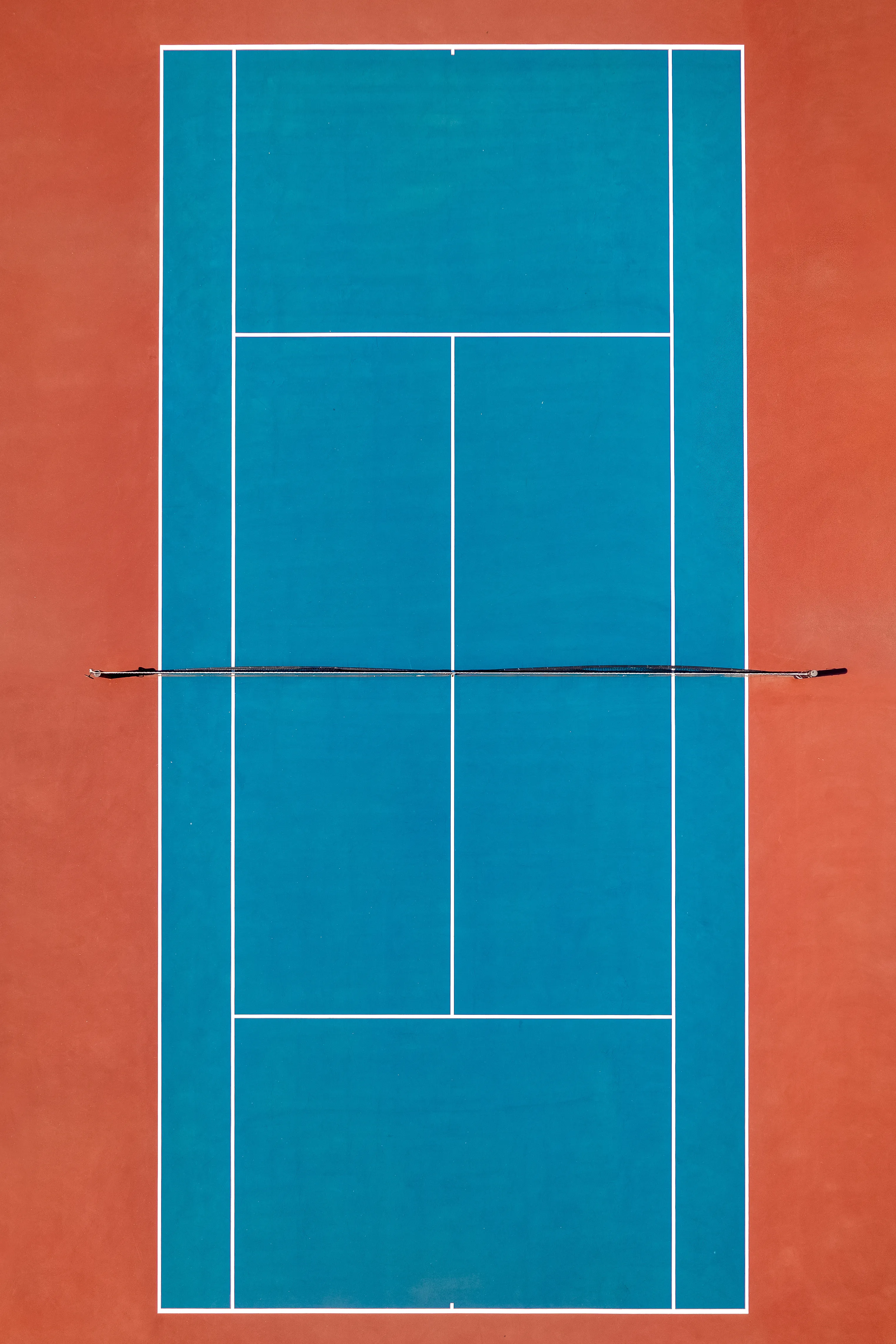 The Art of Tennis is a study and appreciation of the colors and geometry of Tennis Courts when viewed from above.