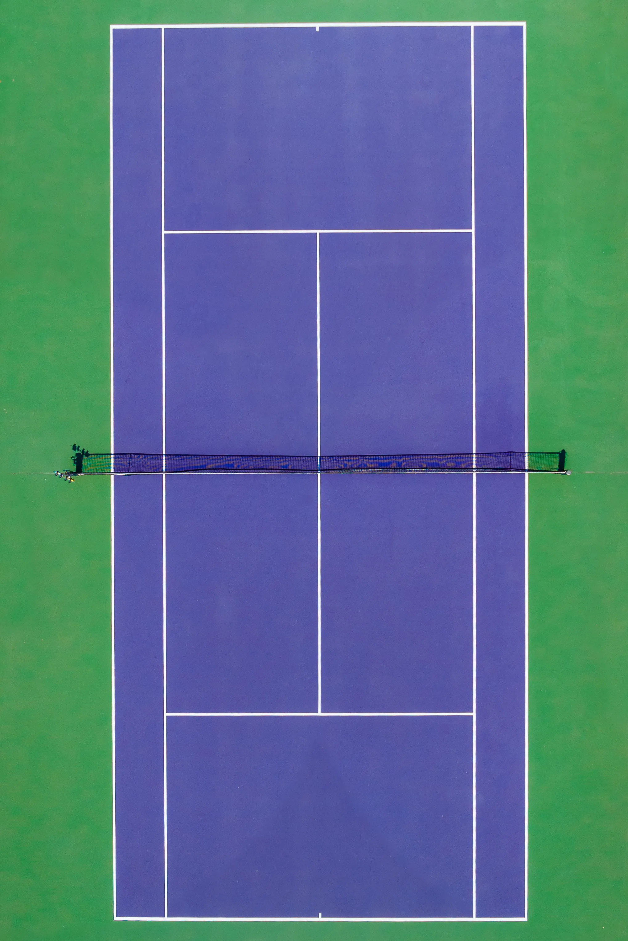 The Art of Tennis is a study and appreciation of the colors and geometry of Tennis Courts when viewed from above.