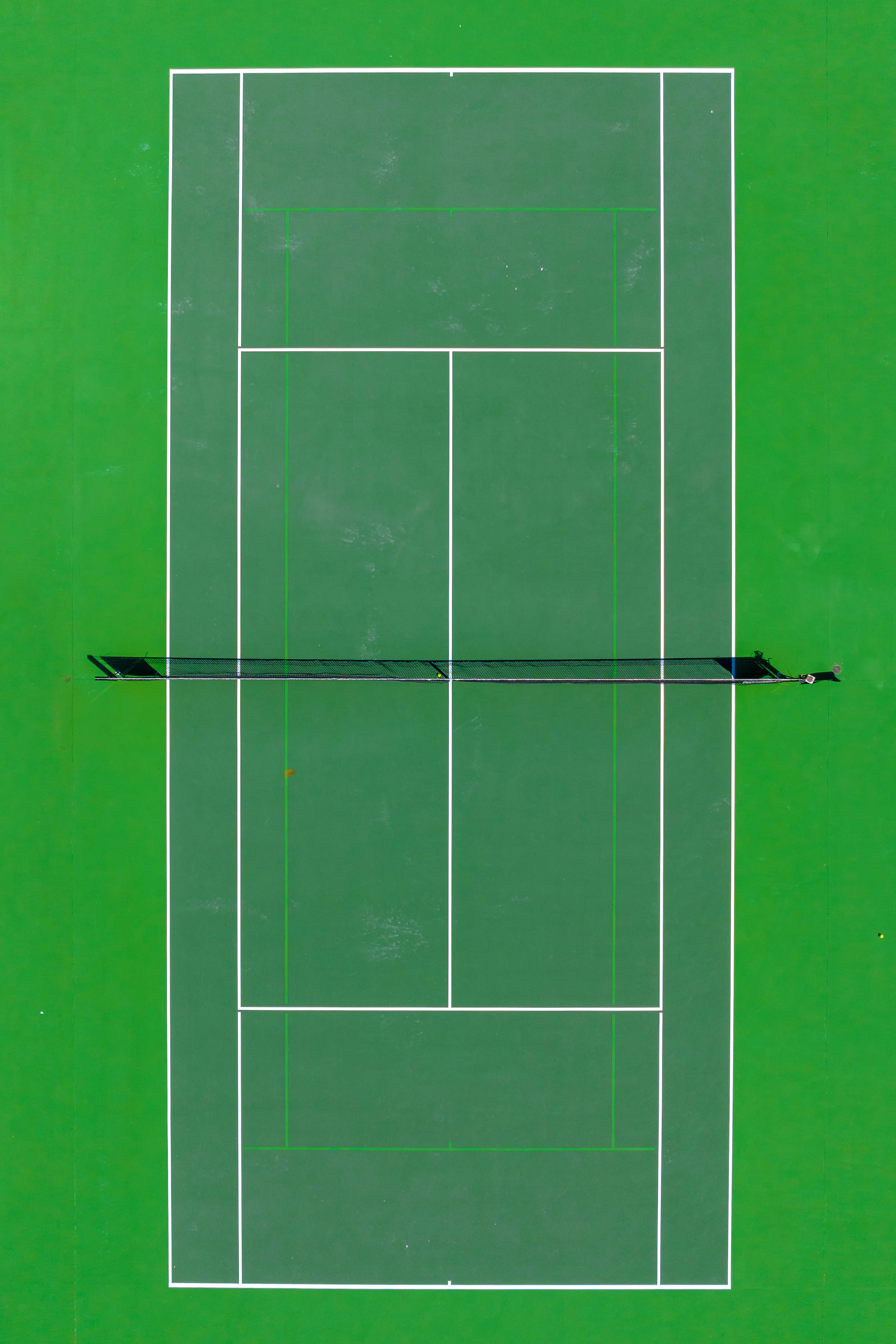 The Art of Tennis is a study and appreciation of the colors and geometry of Tennis Courts when viewed from above.