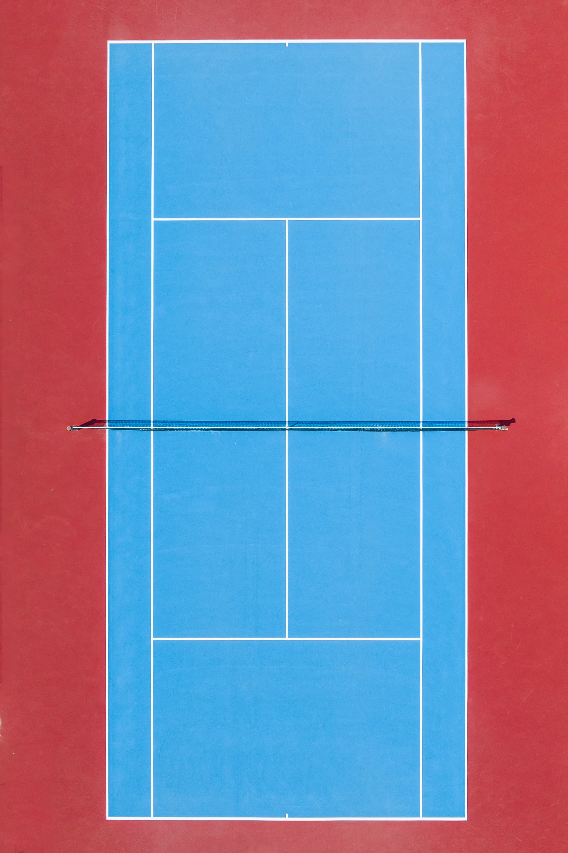 The Art of Tennis is a study and appreciation of the colors and geometry of Tennis Courts when viewed from above.