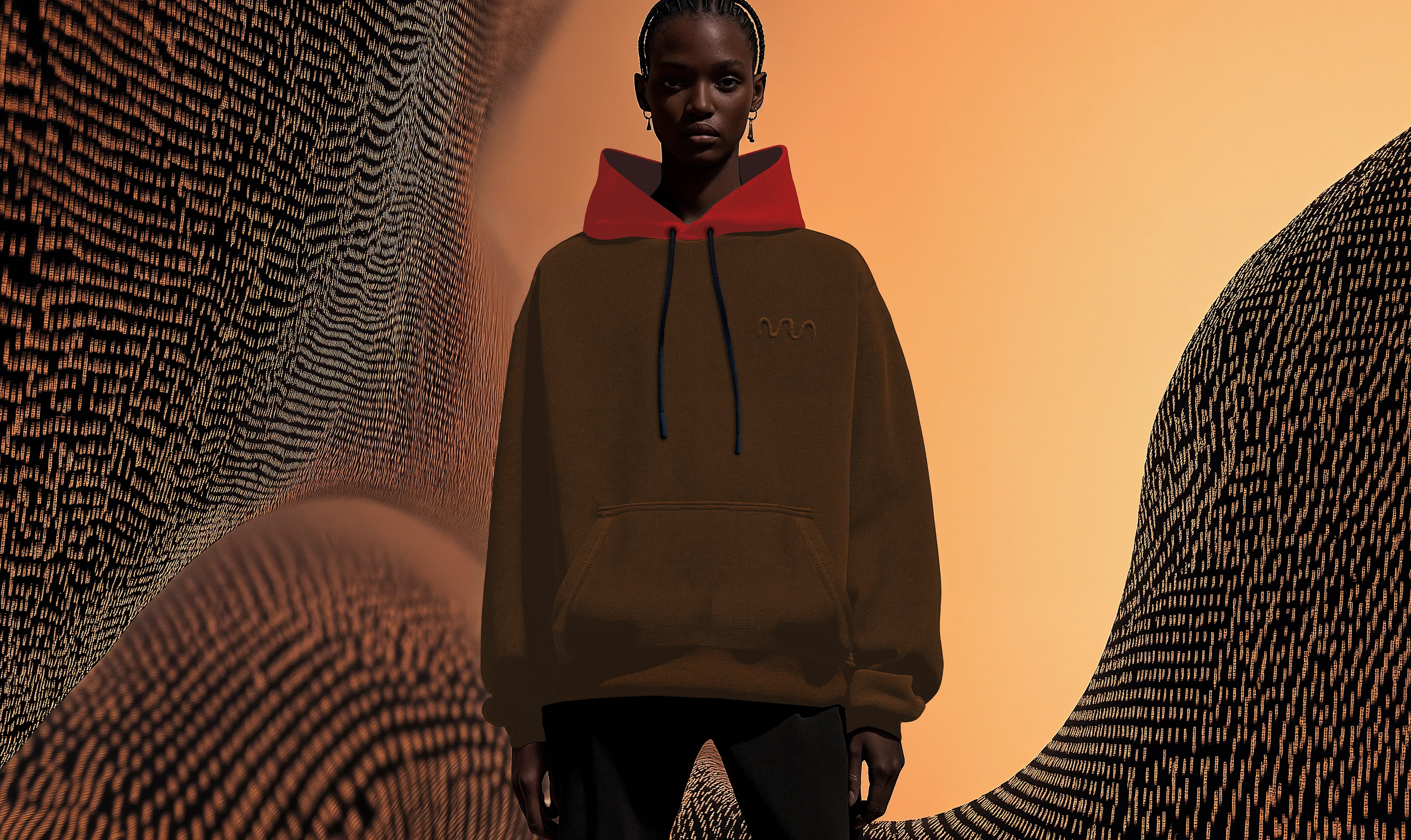 322 NFTs, each a ticket for a physical 1/1/x algorithmically generated hoodie created in collaboration with Seedphrase and inspired by his seven-trait CryptoPunk.