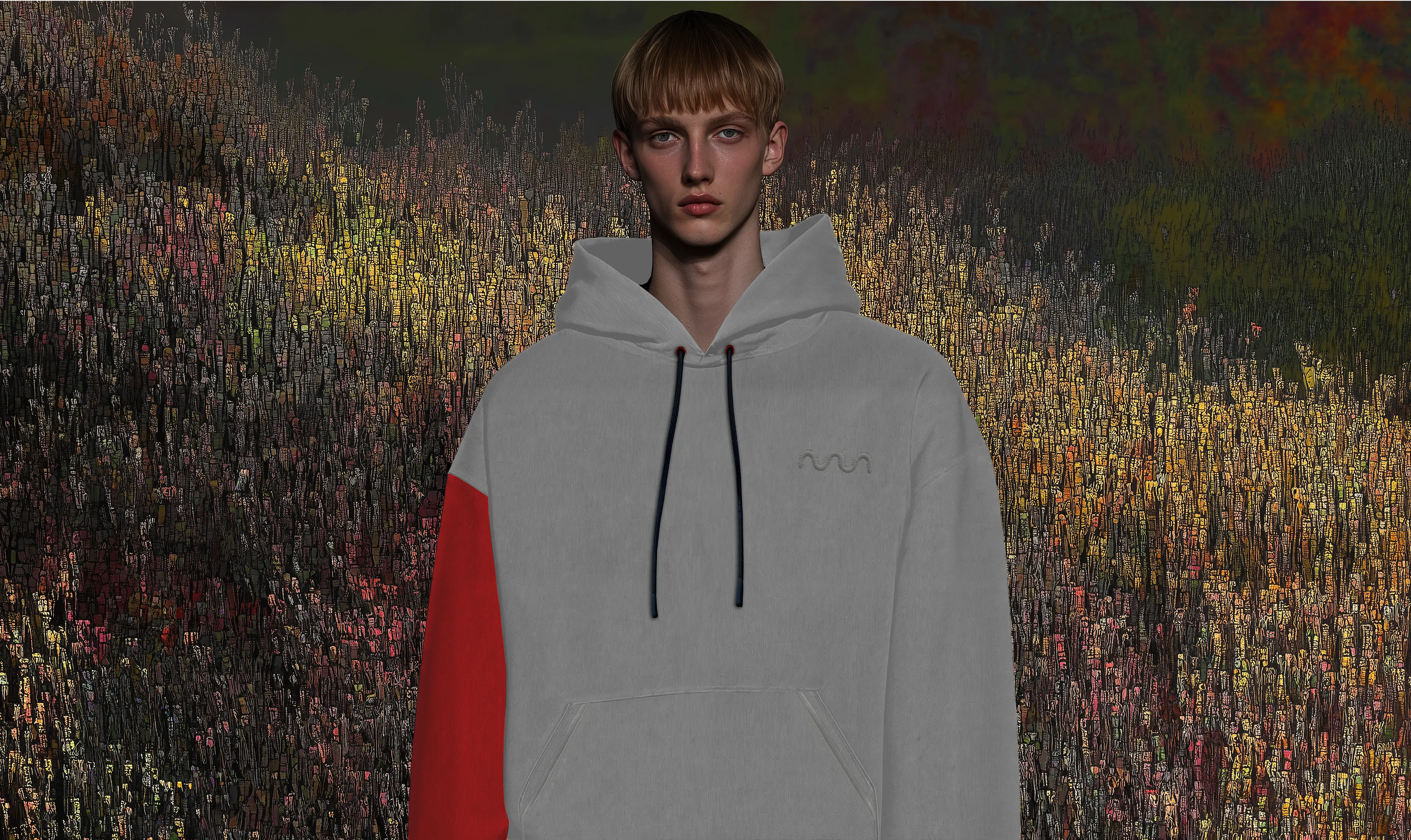 322 NFTs, each a ticket for a physical 1/1/x algorithmically generated hoodie created in collaboration with Seedphrase and inspired by his seven-trait CryptoPunk.