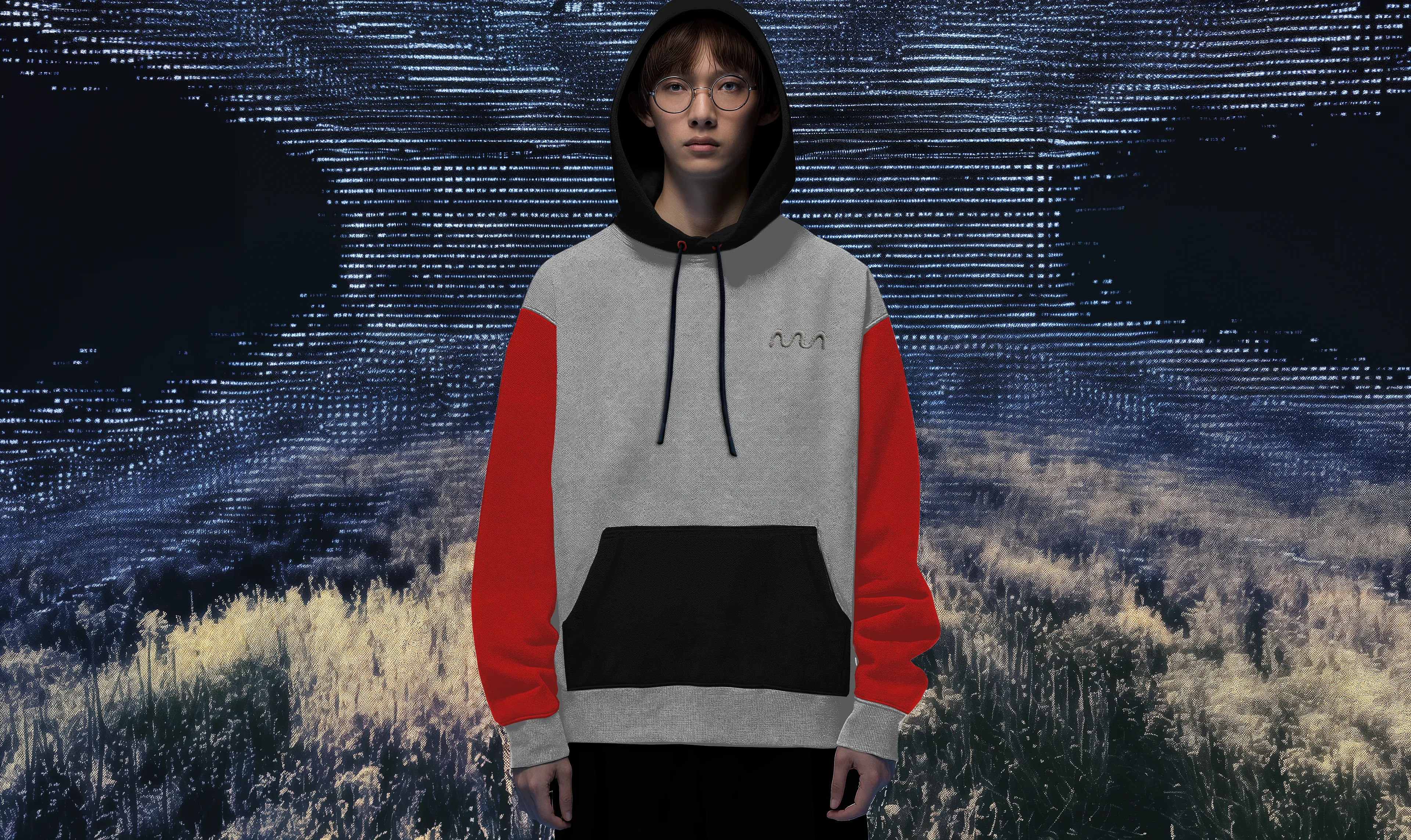 322 NFTs, each a ticket for a physical 1/1/x algorithmically generated hoodie created in collaboration with Seedphrase and inspired by his seven-trait CryptoPunk.