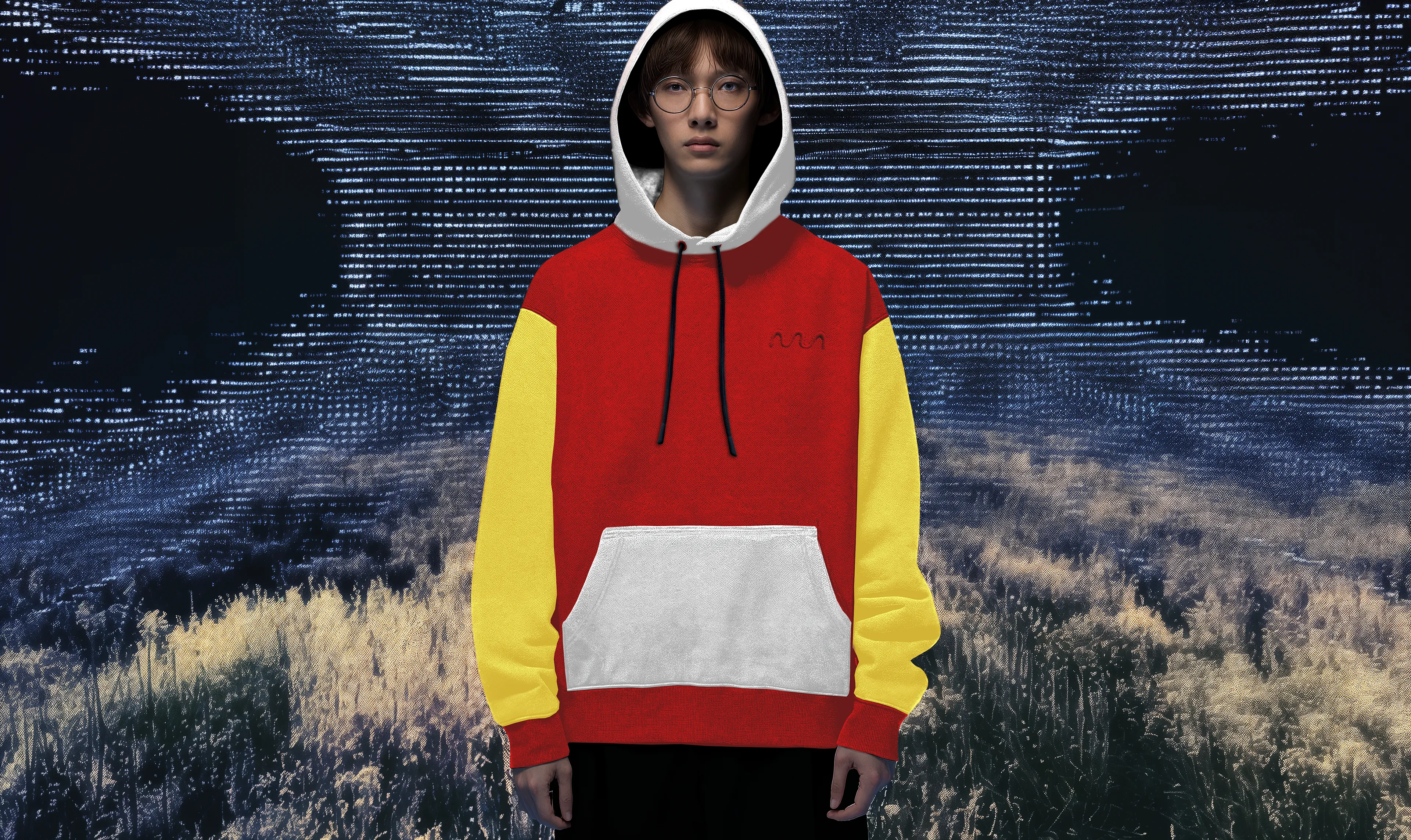 322 NFTs, each a ticket for a physical 1/1/x algorithmically generated hoodie created in collaboration with Seedphrase and inspired by his seven-trait CryptoPunk.