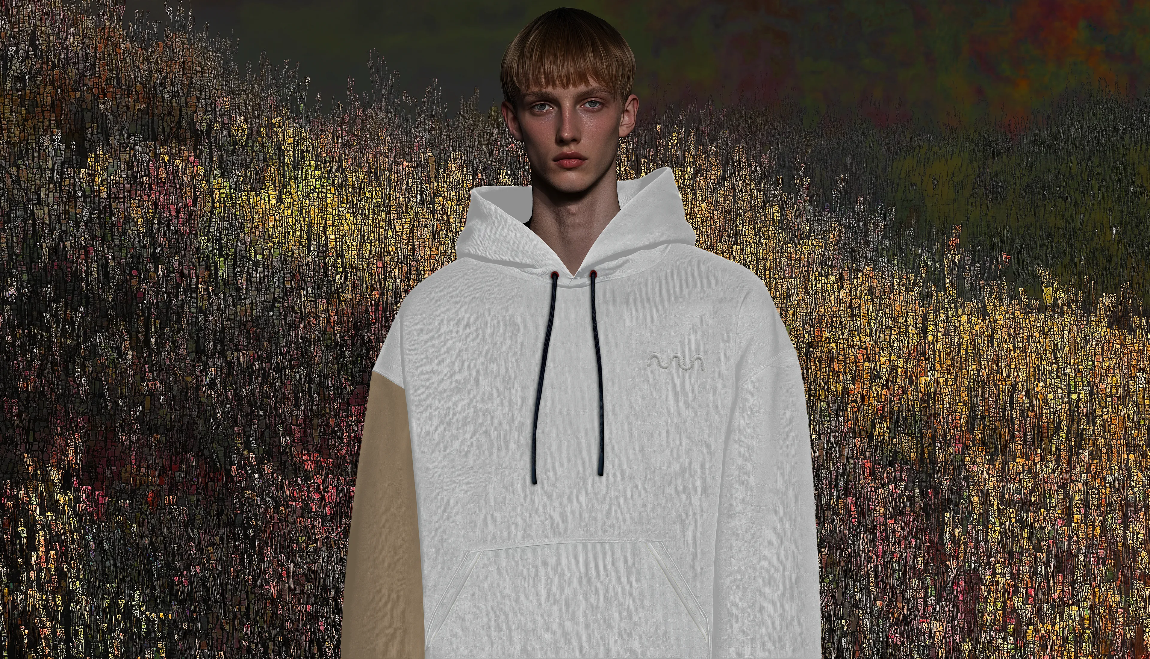 322 NFTs, each a ticket for a physical 1/1/x algorithmically generated hoodie created in collaboration with Seedphrase and inspired by his seven-trait CryptoPunk.