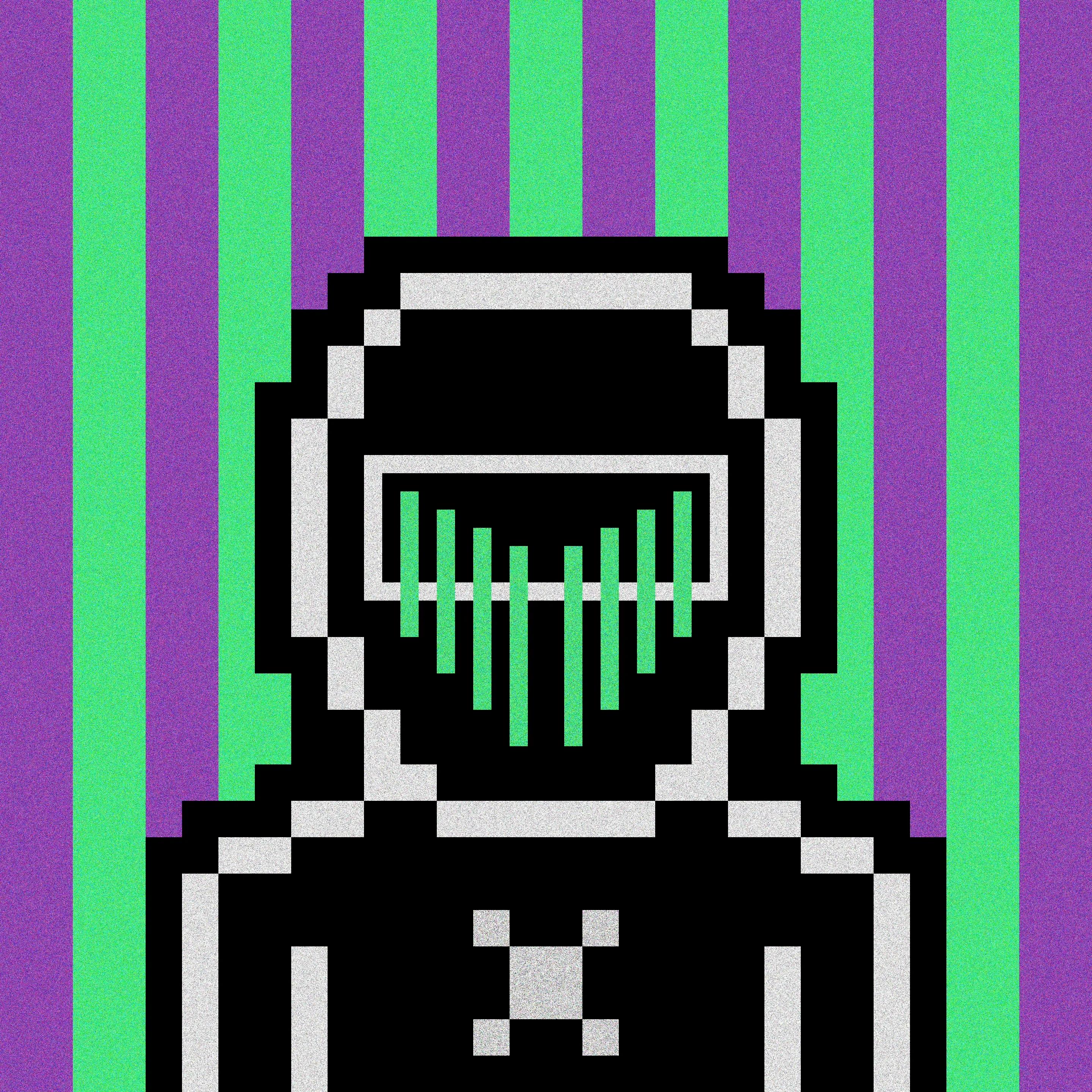 A pixelated remix of 'DON'T PANIC' By XCOPY