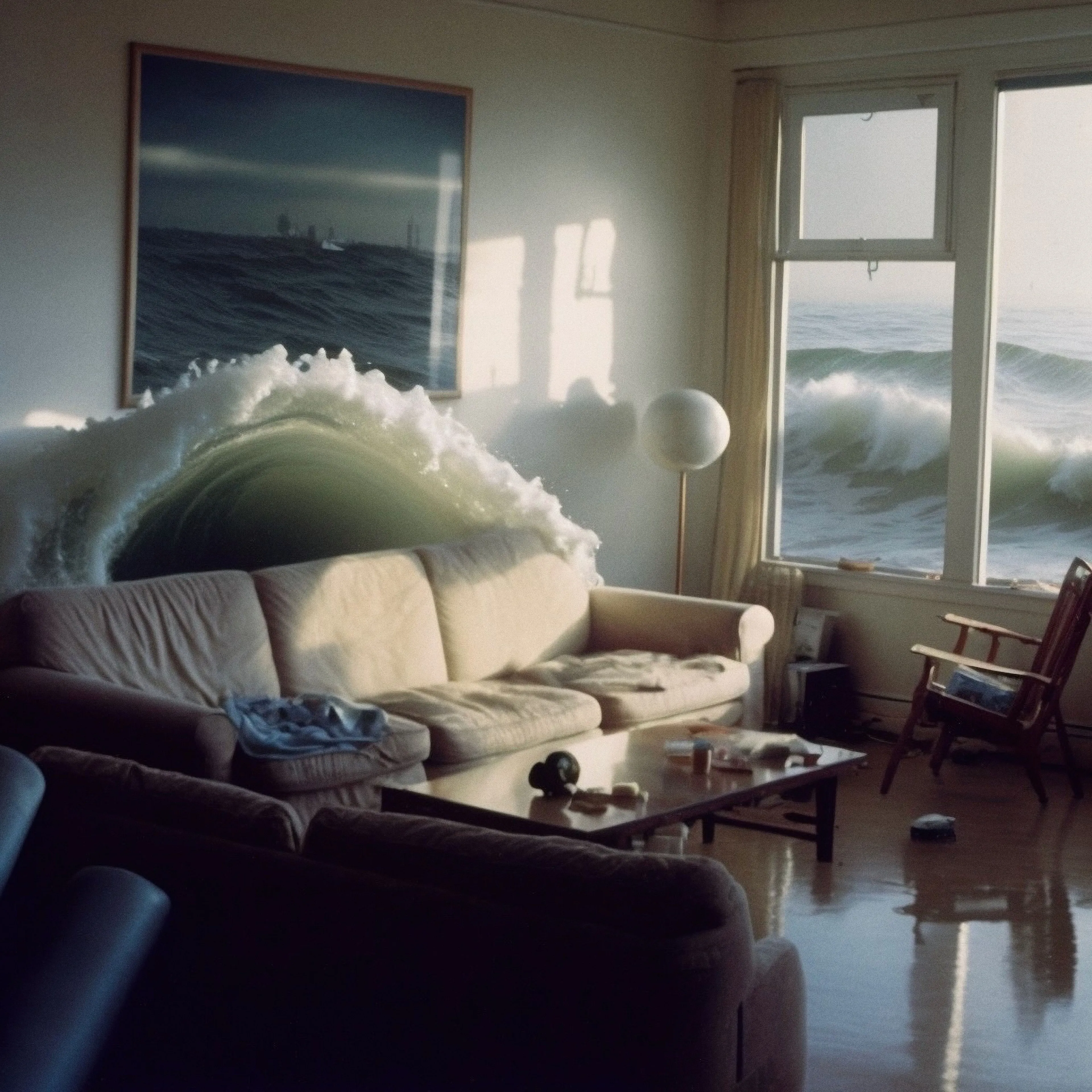 Internal wave in my house.