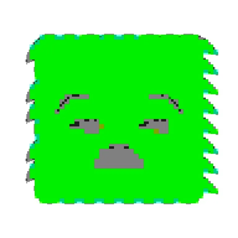 Kudzu is contagious, let the vine grow...

This is the token number 596 but it has ID 39066897 (0x2541d11) with ugh eyes (0x1d) and shock mouth (0x11).