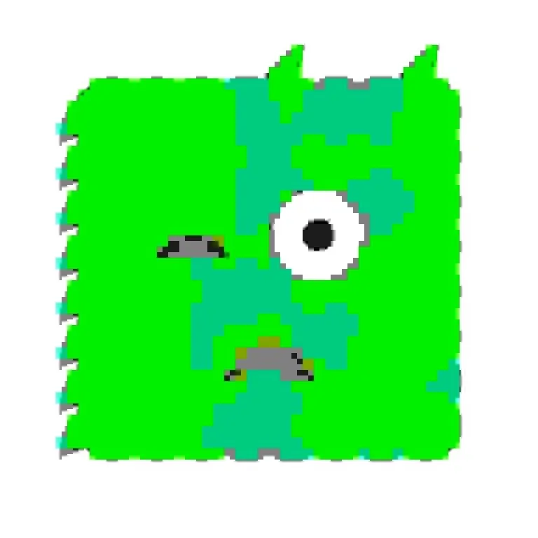 Kudzu is contagious, let the vine grow...

This is the token number 938 but it has ID 61477645 (0x3aa130d) with wwink eyes (0x13) and llittle-mad mouth (0xd).