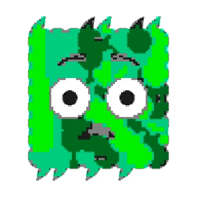 Kudzu is contagious, let the vine grow...

This is the token number 314 but it has ID 20585226 (0x13a1b0a) with big-eyes eyes (0x1b) and little-mad mouth (0xa).