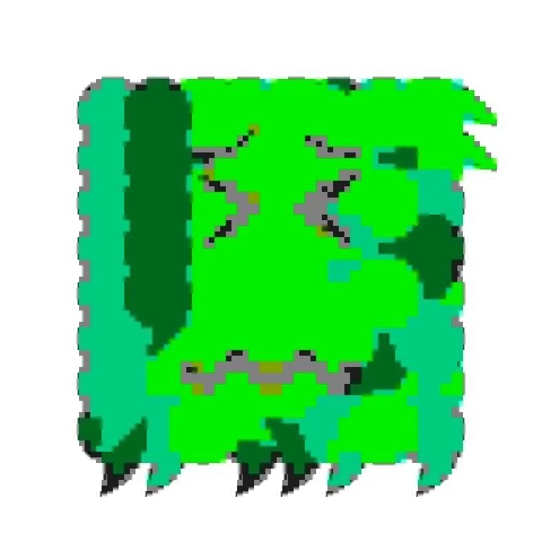 Kudzu is contagious, let the vine grow...

This is the token number 1296 but it has ID 84934923 (0x510010b) with whyyy eyes (0x1) and wha-wha-wha mouth (0xb).