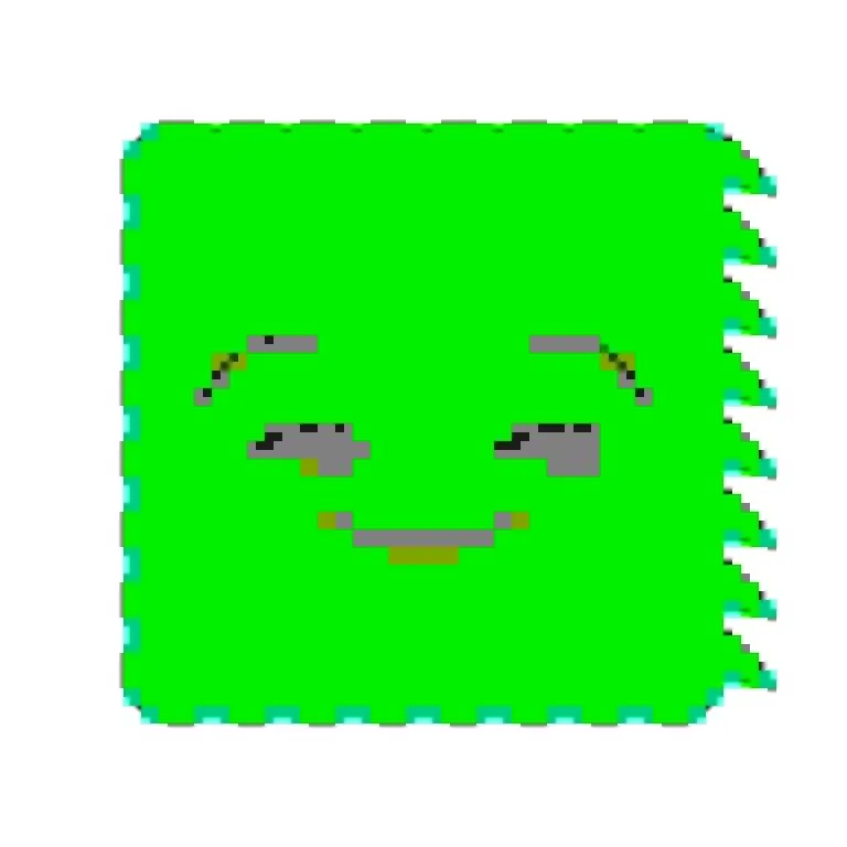 Kudzu is contagious, let the vine grow...

This is the token number 777 but it has ID 50928896 (0x3091d00) with ugh eyes (0x1d) and smile mouth (0x0).