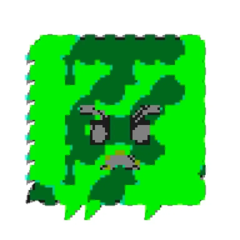 Kudzu is contagious, let the vine grow...

This is the token number 918 but it has ID 60164621 (0x3960a0d) with mad eyes (0xa) and llittle-mad mouth (0xd).