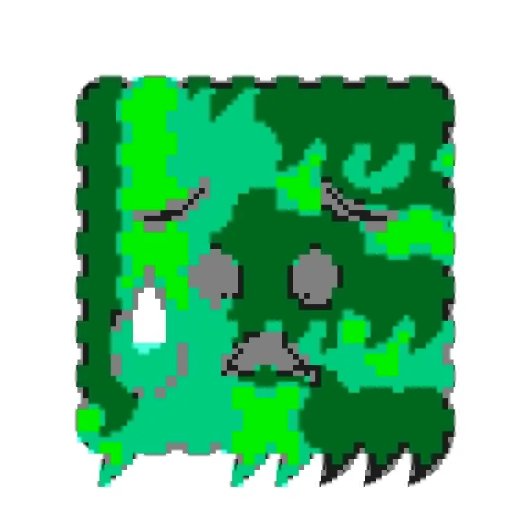 Kudzu is contagious, let the vine grow...

This is the token number 1124 but it has ID 73662477 (0x464000d) with worry-sweat eyes (0x0) and llittle-mad mouth (0xd).