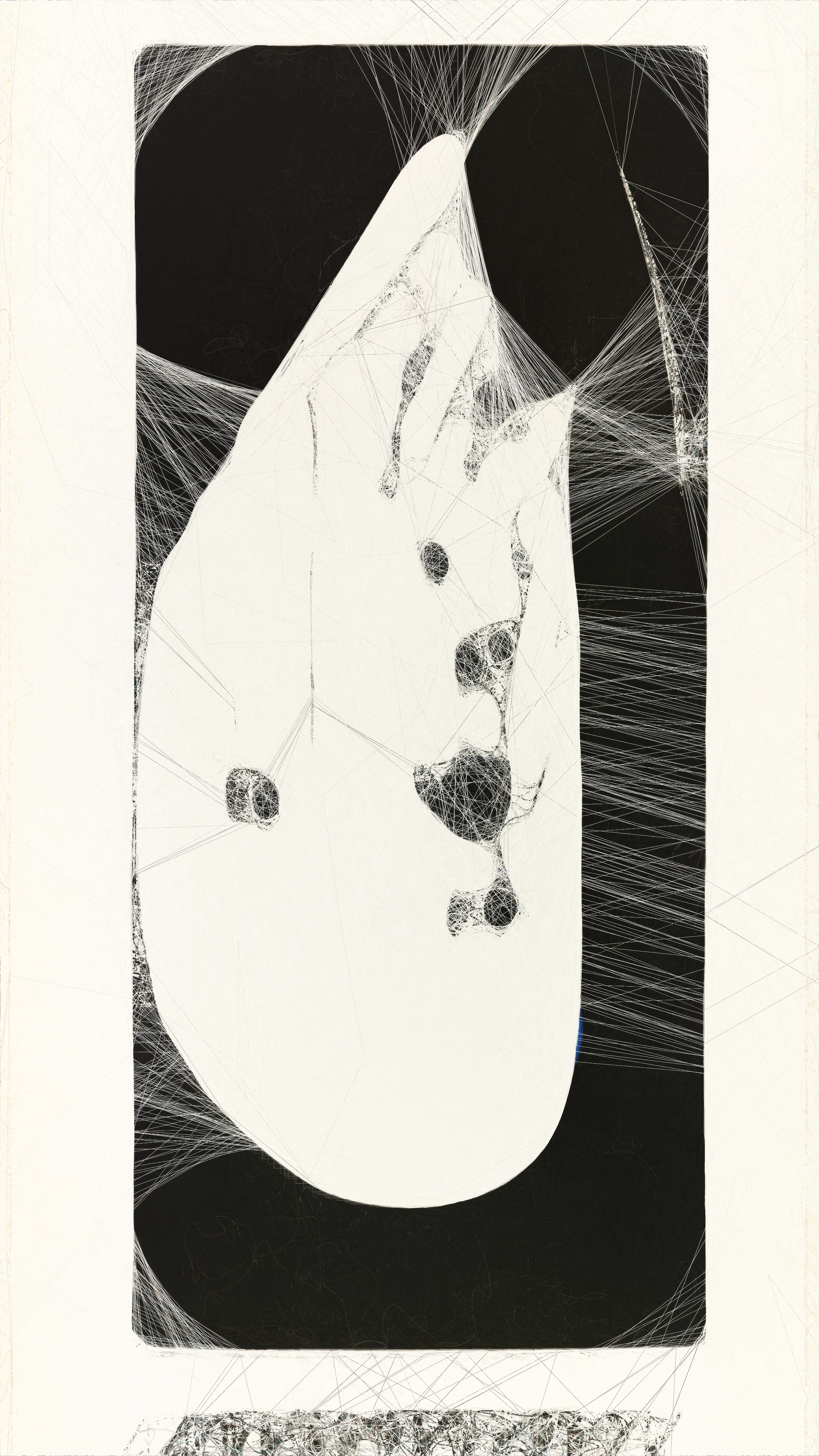 “Unsupervised — Machine Hallucinations — MoMA Dreams” is a series of algorithmic AI data paintings showcasing Refik Anadol’s unique collaboration with machine learning at the intersection of technology and aesthetics. Each image in the series displays a cluster of chosen “dream sequences,” as the artist goes through serendipitous allusions to modern visual expressions in the machine-mind.