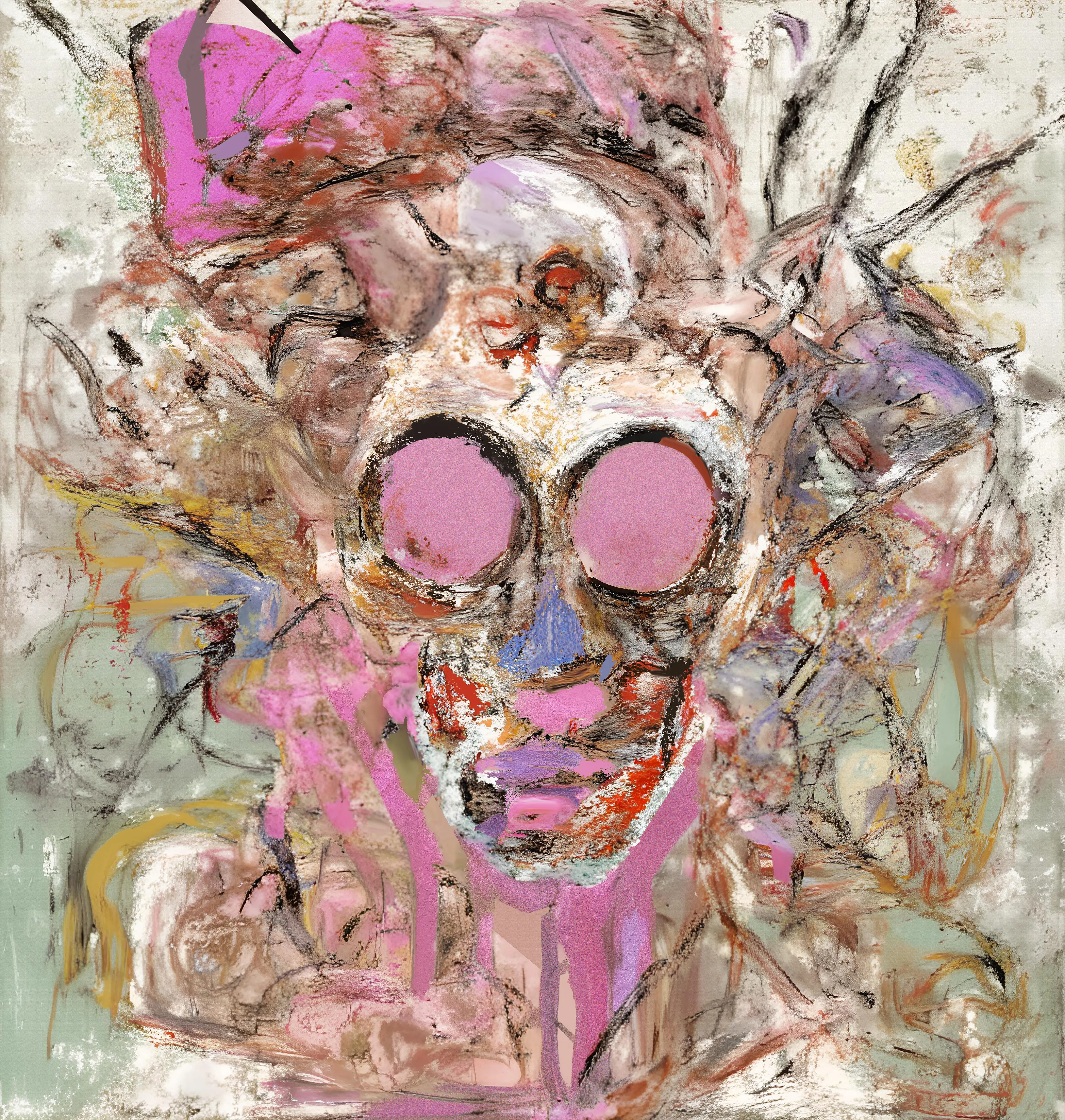 BRUTALIZED artwork based on DYBBUK MASQUE I  
