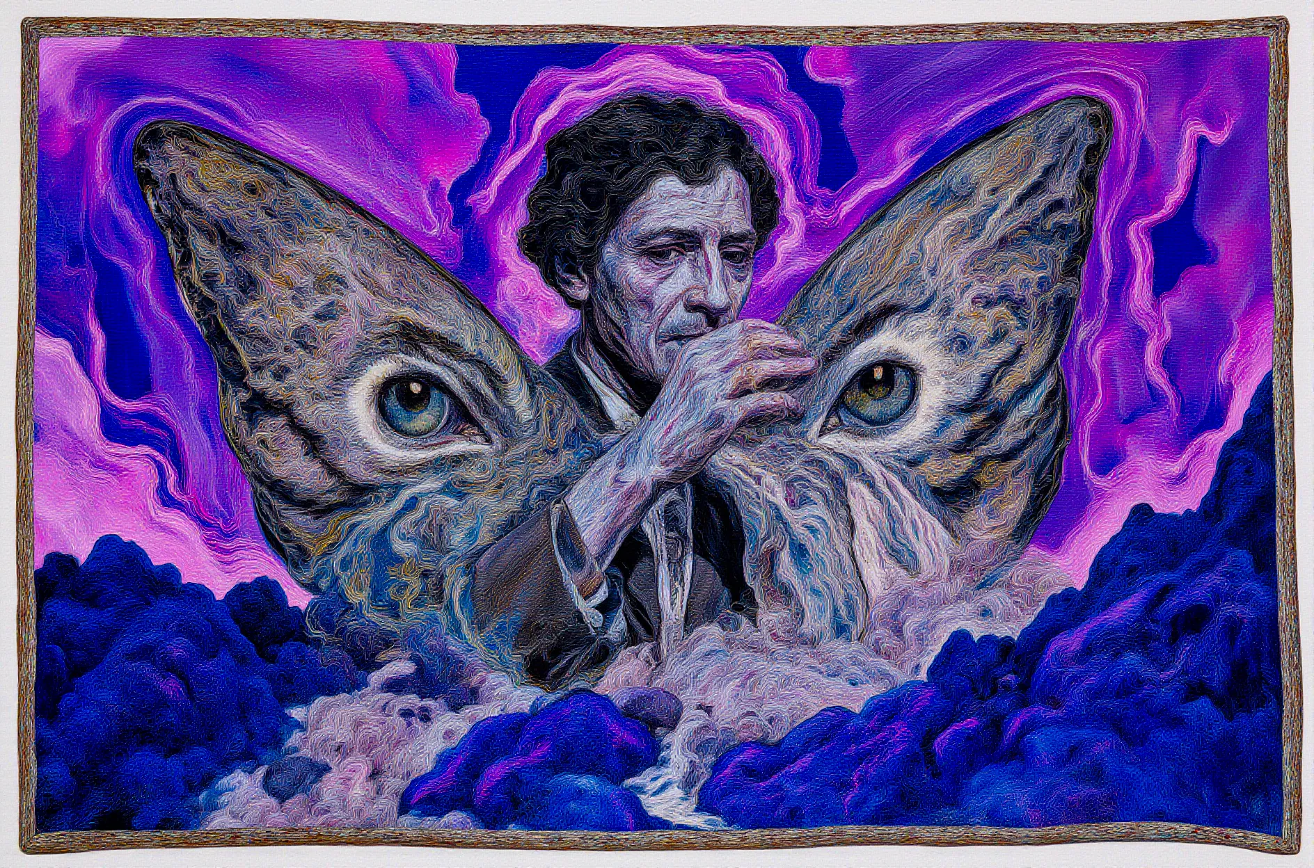 What do you become when your world collapses? TRANSDIMENSIONAL TRIPPERS is 500 answers: characters caught between states, solid forms becoming liquid consciousness, reality bending around those brave enough to transform. Every piece is a mirror. Step through the portal. The collection comments on crypto speculation, social media toxicity, and the search for meaning, rendered in MLOW's drippy digital alchemy aesthetic.