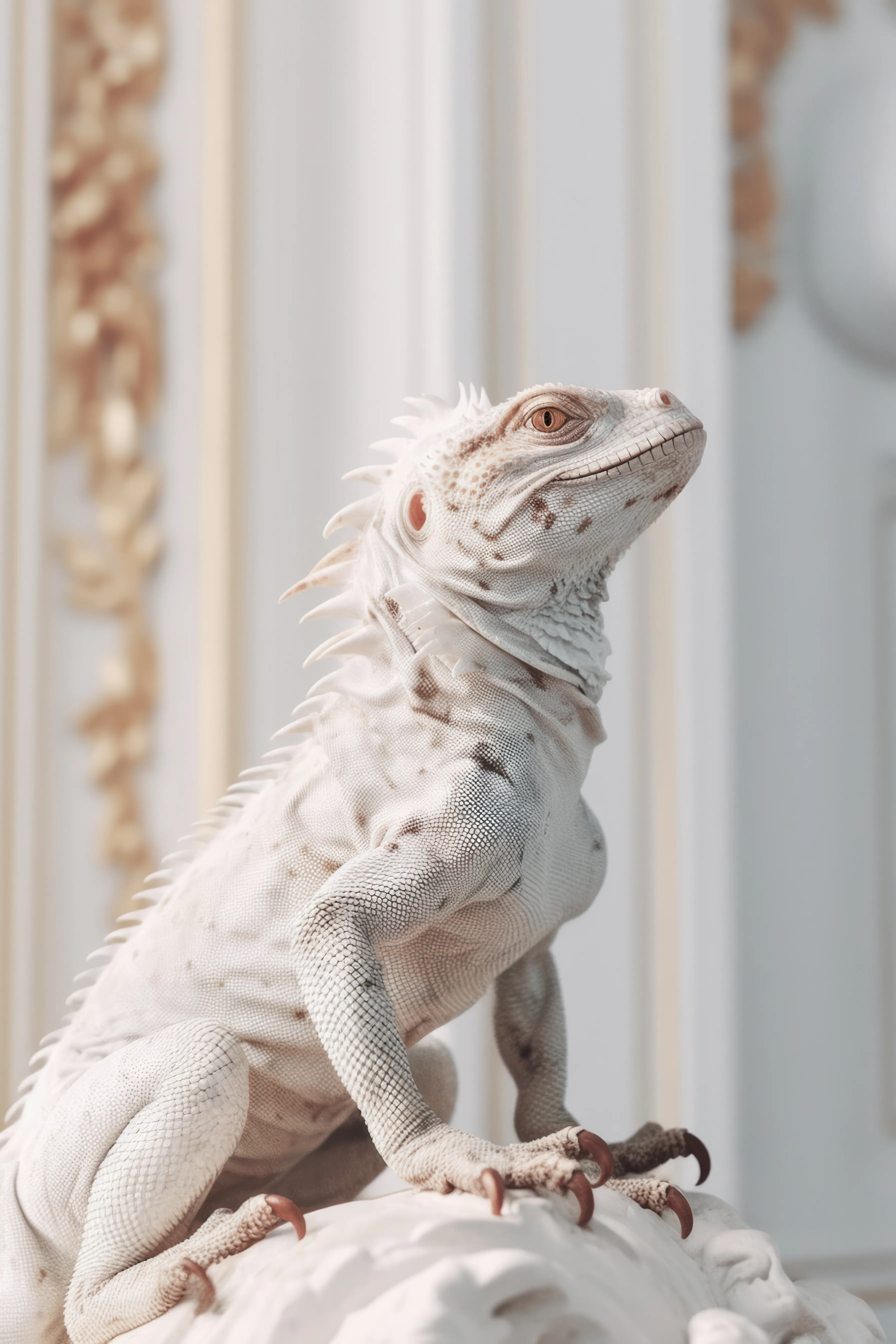 The Iguana, a symbol of regeneration and adaptation, serves as a spiritual guide representing patience, resilience, and the ability to shed the old to embrace the new. In spiritual and dream interpretation, the Iguana signifies transformation, healing, and the importance of finding balance in your life, encouraging you to embrace change and let go of what no longer serves you.