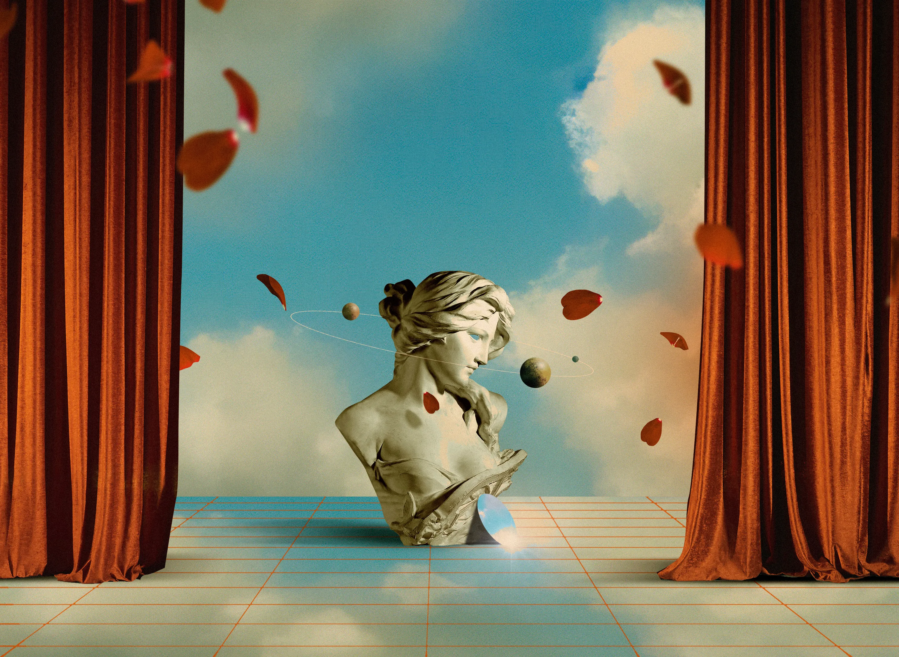 Fran Rodríguez aka lacabezaenlasnubes (spanish for "head in the clouds") is a digital artist based in Spain. He is famously known for his striking images depicting his interpretation of humanity’s place in the universe. Fran’s work is deeply inspired by his early fondness of surrealism and psychedelia. In his 20 year career, he has worked with bands such as Weezer, Tame Impala and Tycho creating visual elements for their concerts and albums and his work is exhibited and sold all over the world.