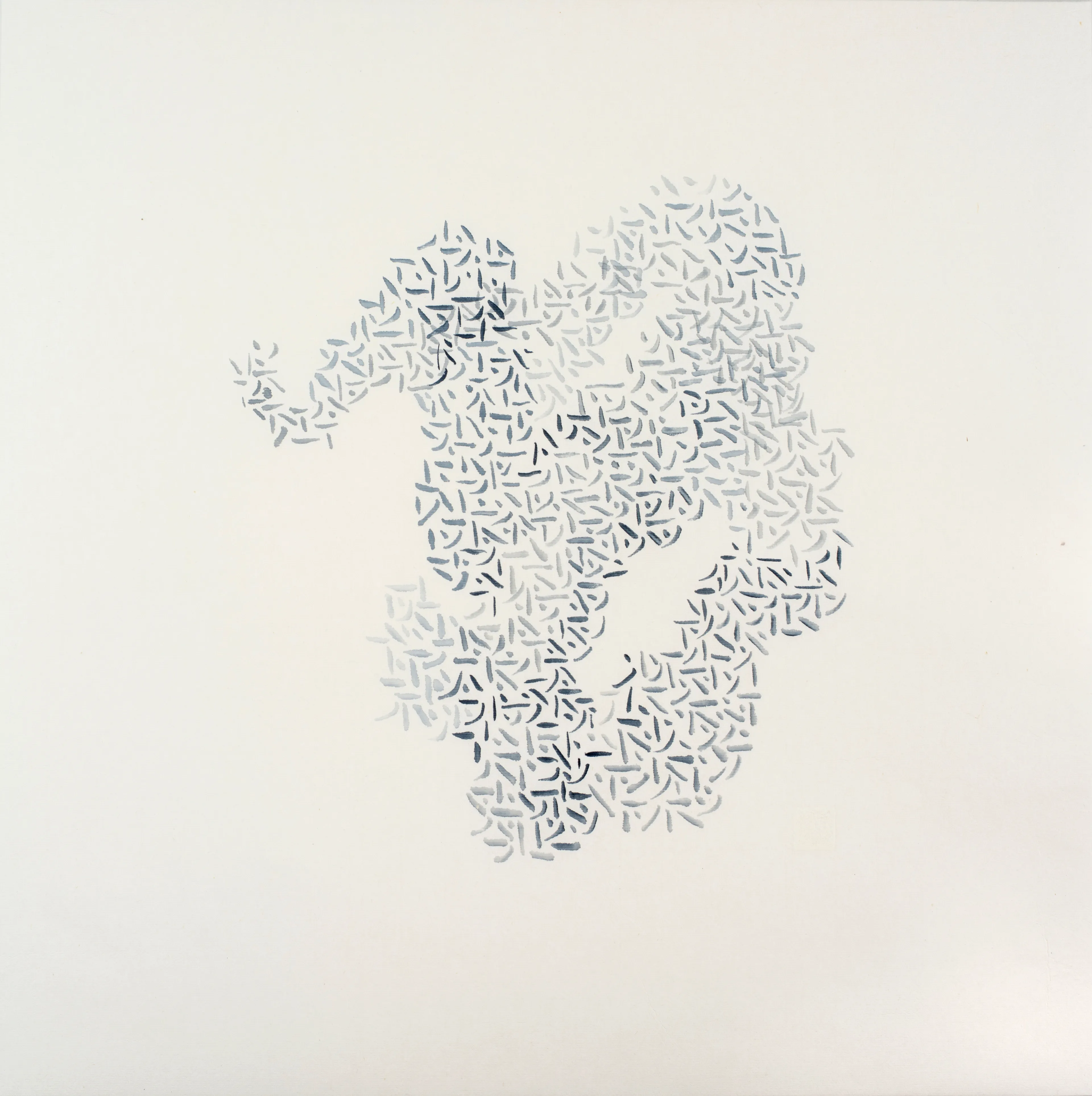 Swooping Starlings in Murmuration

Professor Dong Ya’s review of Liminal Space (extract)
 
“Georgina’s series of works express the integration of time and space. It is difficult to draw great mountains and rivers with limited ink. Georgina’s painting strokes, in which ink and water are blended together, are vivid and lively, simultaneously dry and wet. Her ethereal and flowing compositions from the scatter perspective with the eye of her heart is the spirit of Chinese ink and water with the form of Western modern constructivism.
 
The internalised emotions of the human mind can interact with external objects and can be translated in the form of paintings through the externalisation of the human heart. The focus of her paintings lies in this philosophy, like that of the moon in the water and the image in the mirror. This is the sublime out of the painting, which is liminal.”
 
5353 x 5373 px
3.6 MB