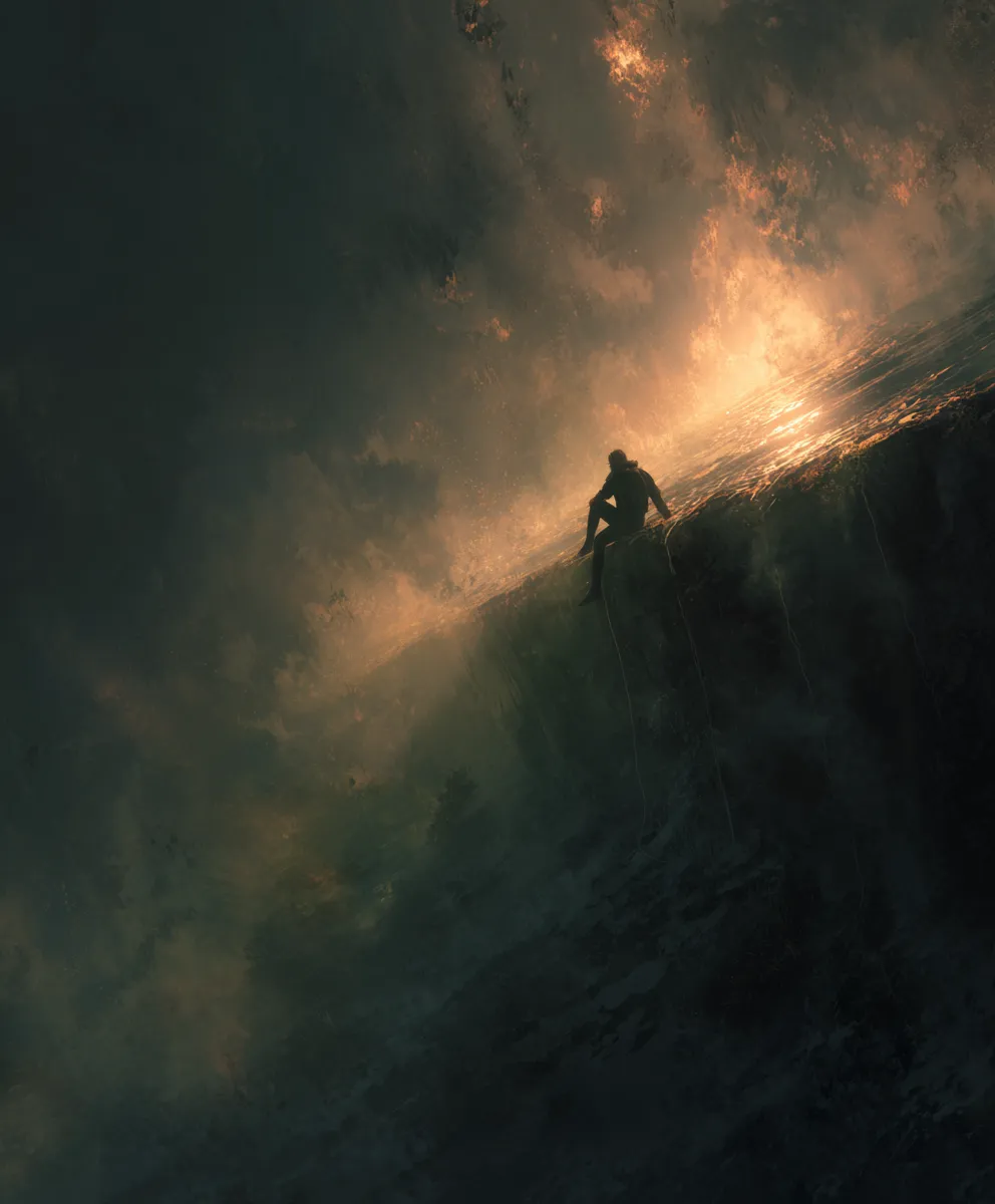 The edge of the world.