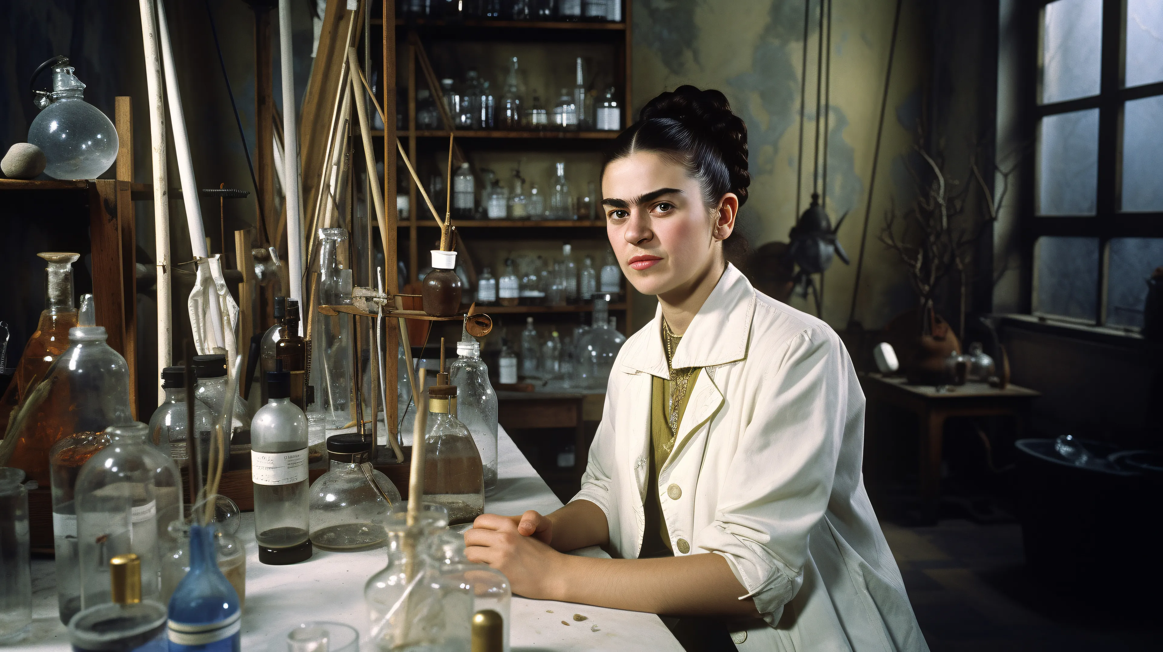 The year is 1956, and the scientific community is abuzz with excitement over the recent groundbreaking advancements in molecular biology. Dr. Kahlo's pioneering research into the intricacies of DNA repair mechanisms has not only unraveled the mysteries of genetic mutations but has also paved the way for revolutionary medical therapies.
As a young woman, she endured a life-altering accident, one that left her with profound physical and emotional scars. It was this very experience that ignited her unwavering determination to alleviate the suffering of others.
The accident, a turning point in her life, served as the catalyst for her remarkable trajectory from survivor to scientist. Driven by the desire to understand the complexities of the human body and the mechanisms of healing, she embarked on a path of scientific exploration that would eventually lead to her groundbreaking discoveries in DNA repair.