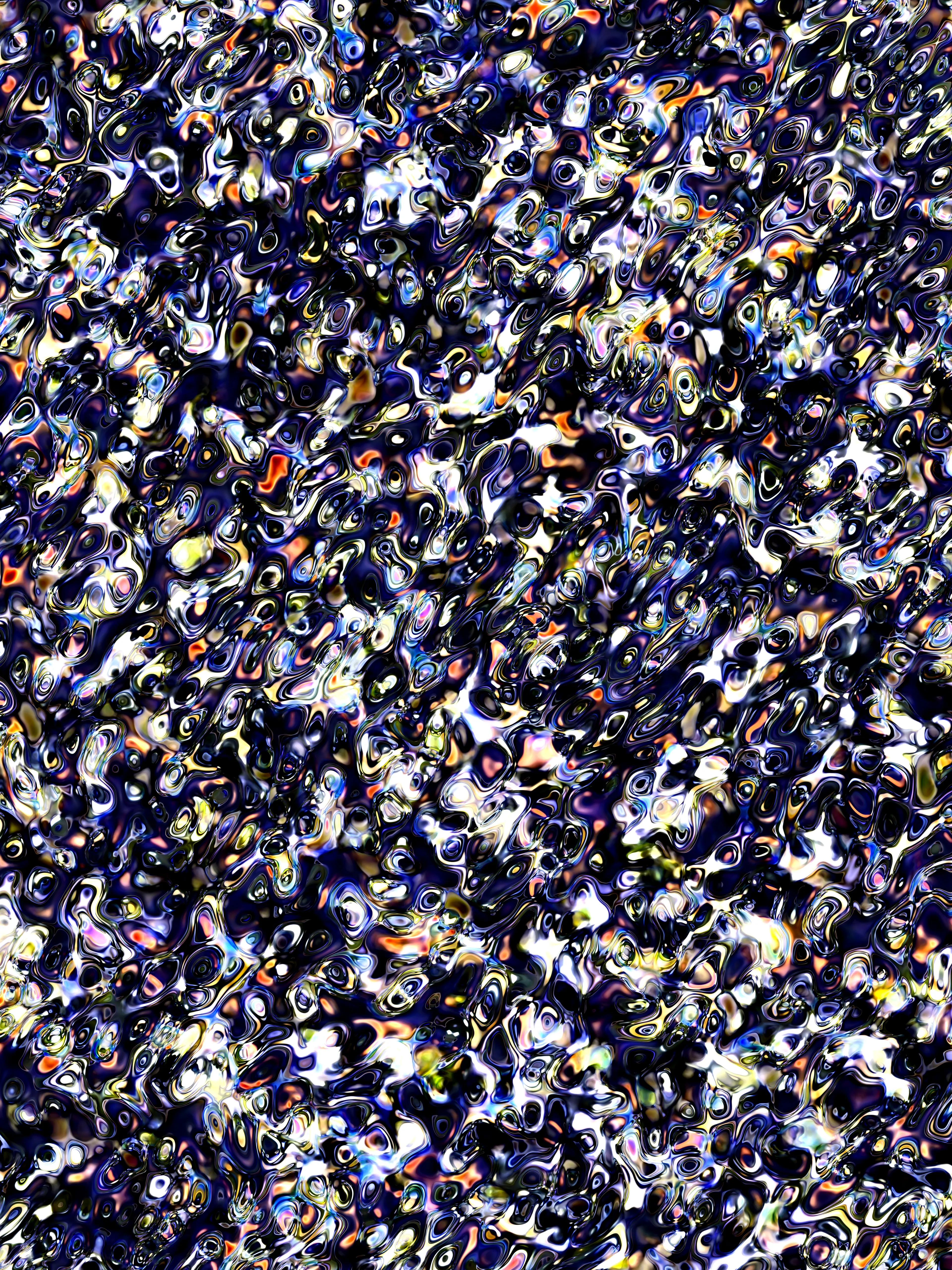 Our eyes are constantly tracked but what remains invisible in an art piece? {Compend-AI} is a collection of pieces which questions the unseen dimensions. Where the eye is blind, matter stores memory. 