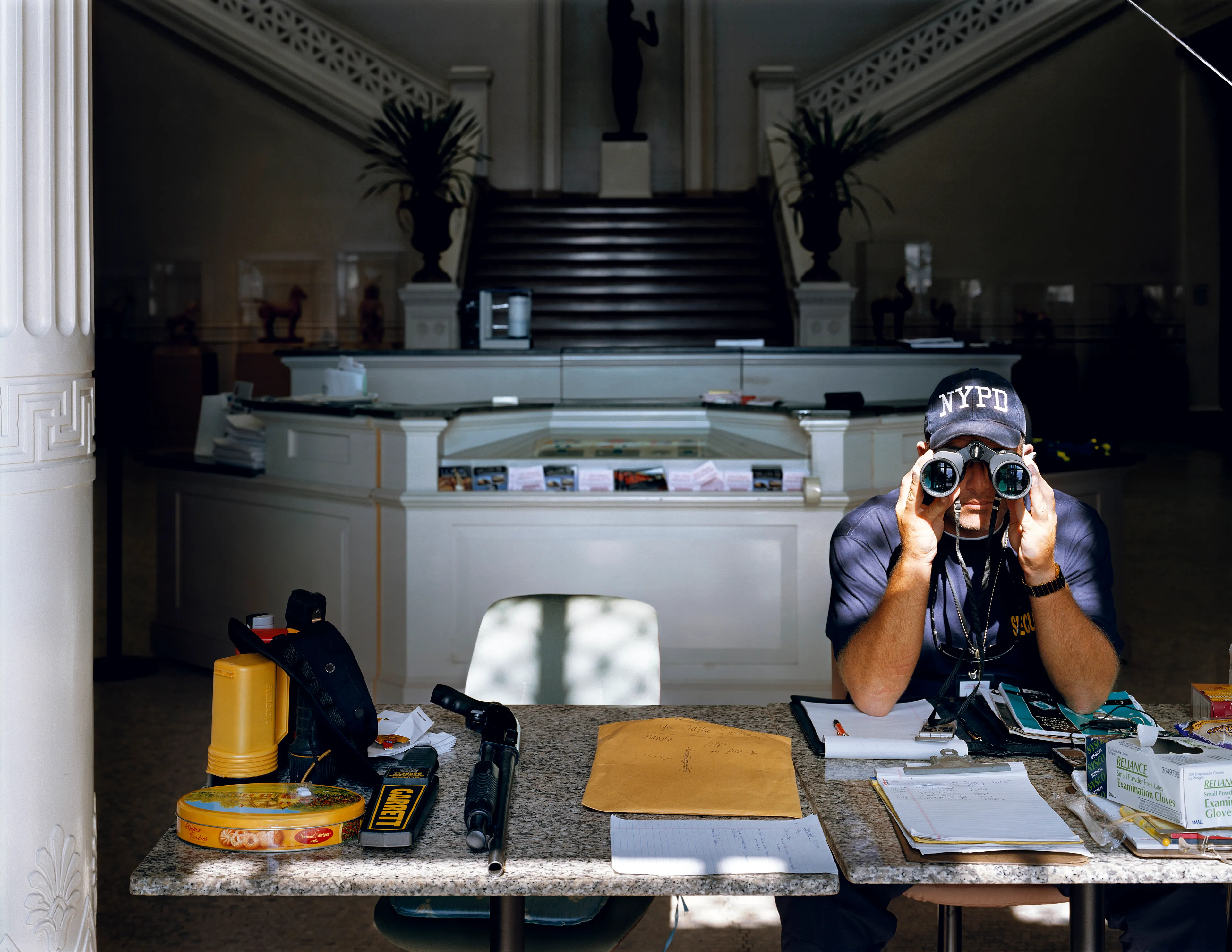 "American Power investigates notions of power, both electrical and political. Who has it, what do they do with it, and how does it affect other people? From 2003 to 2008, I traveled across the United States to photograph in and around sites where fossil fuel, nuclear, hydroelectric, wind, solar, and other alternative power are produced. The resulting pictures form a portrait of the United States as it clings to past comforts and gropes for a more sensible future. American Power underscores the intersection between energy production, energy consumption, and climate change. In short, I hope to illuminate the relationship between American society and the American landscape.

American Power is also about the deepening of my political convictions. While making this body of work, I encountered Homeland Security obstacles, environmental contamination, corporate impenetrability, and a culture of excess. These experiences turned my initial curiosity into rage and sadness. American Power has led me to think harder about the artist’s role in a country teetering between collapse and transformation". - Mitch Epstein

Edition: 1 of 1