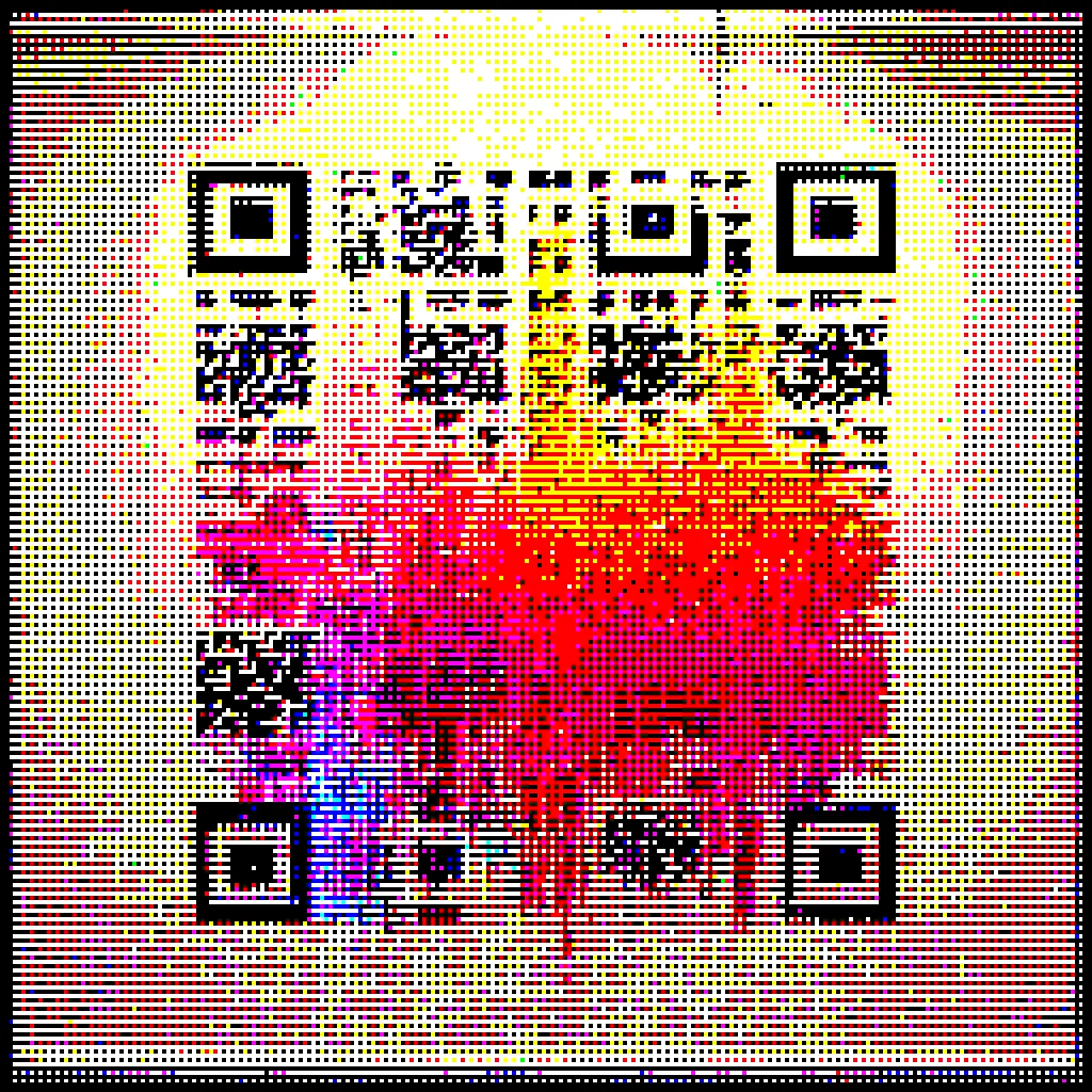 Distressed color explosion dissolves a QR code as imagined by the AI

The aesthetic of a functional digital artifact is recognizable even though it no longer serves a purpose