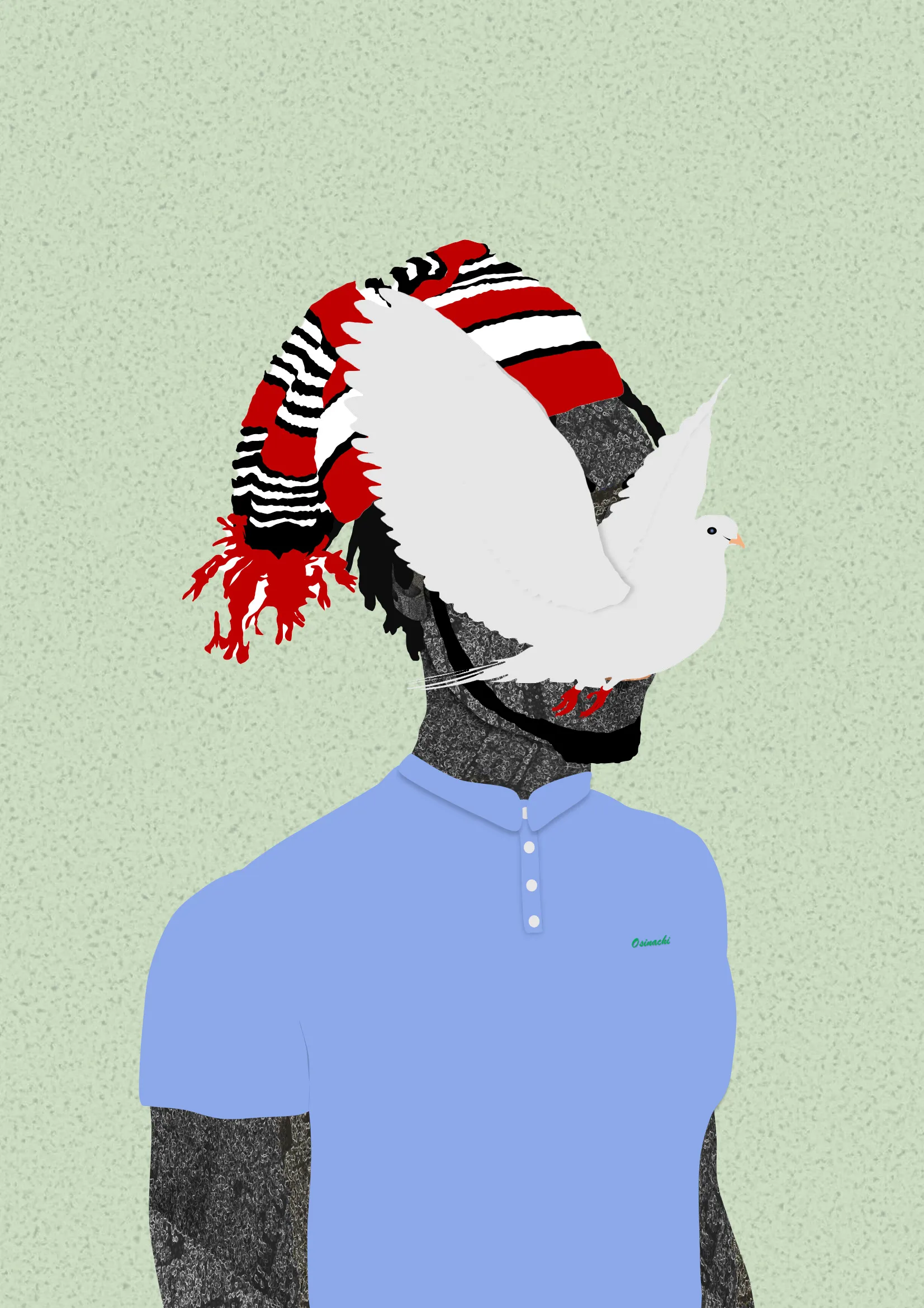 One person. Various personalities. A simple slap on the face changes everything. 

This Async Blueprints collection uses four (4) TYPES, each with three (3) LAYERS, and interesting STATES to create 1000 pieces, each featuring a portrait of the creator, Osinachi.

Partly inspired by the work of Belgian artist, René Magritte.