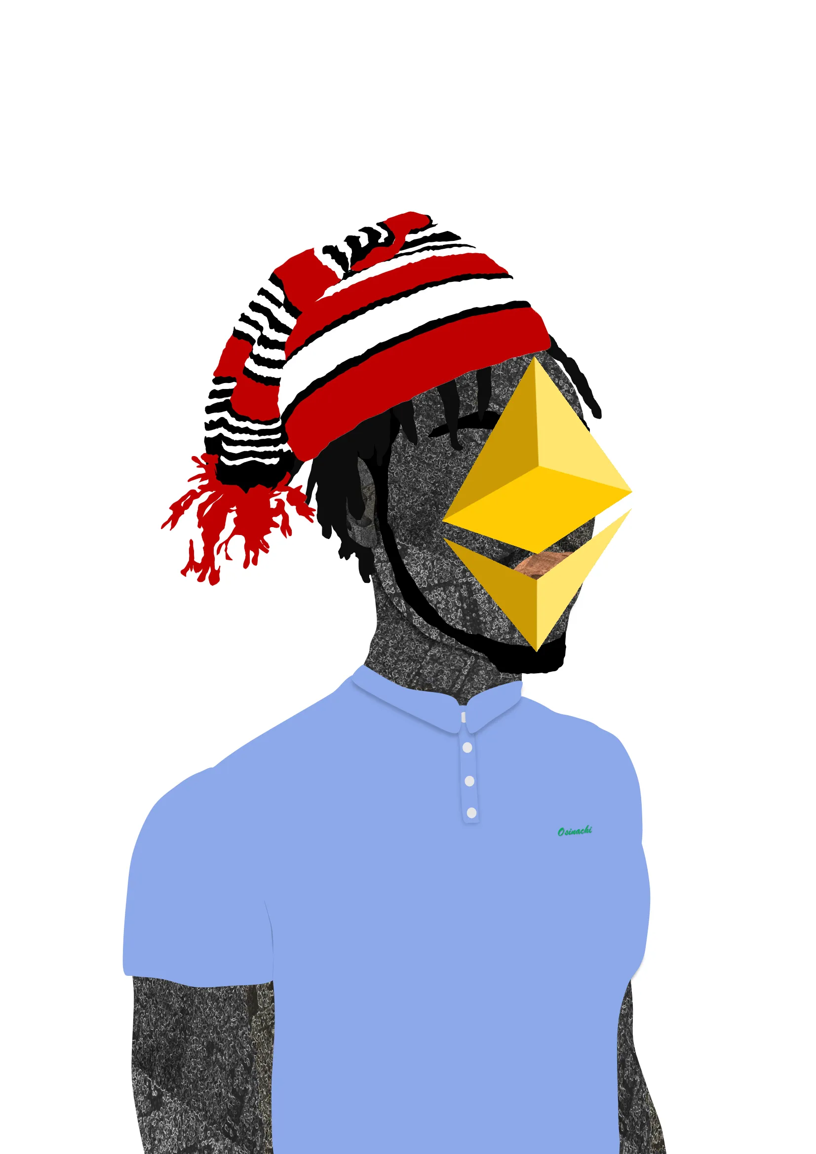 One person. Various personalities. A simple slap on the face changes everything. 

This Async Blueprints collection uses four (4) TYPES, each with three (3) LAYERS, and interesting STATES to create 1000 pieces, each featuring a portrait of the creator, Osinachi.

Partly inspired by the work of Belgian artist, René Magritte.
