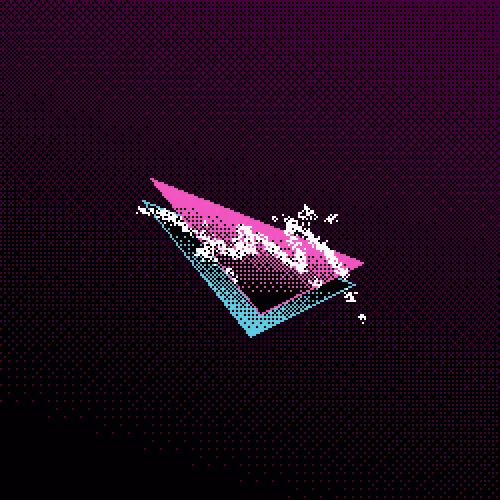 Hand-drawn (with just a simple mouse) in ASEPRITE

This design evokes a digital, glitchy, or vaporwave vibes, reminiscent of 80s and early 90s graphics or video game aesthetics. The dithered texture enhances the pixelated effect, giving it a nostalgic, lo-fi visual quality.