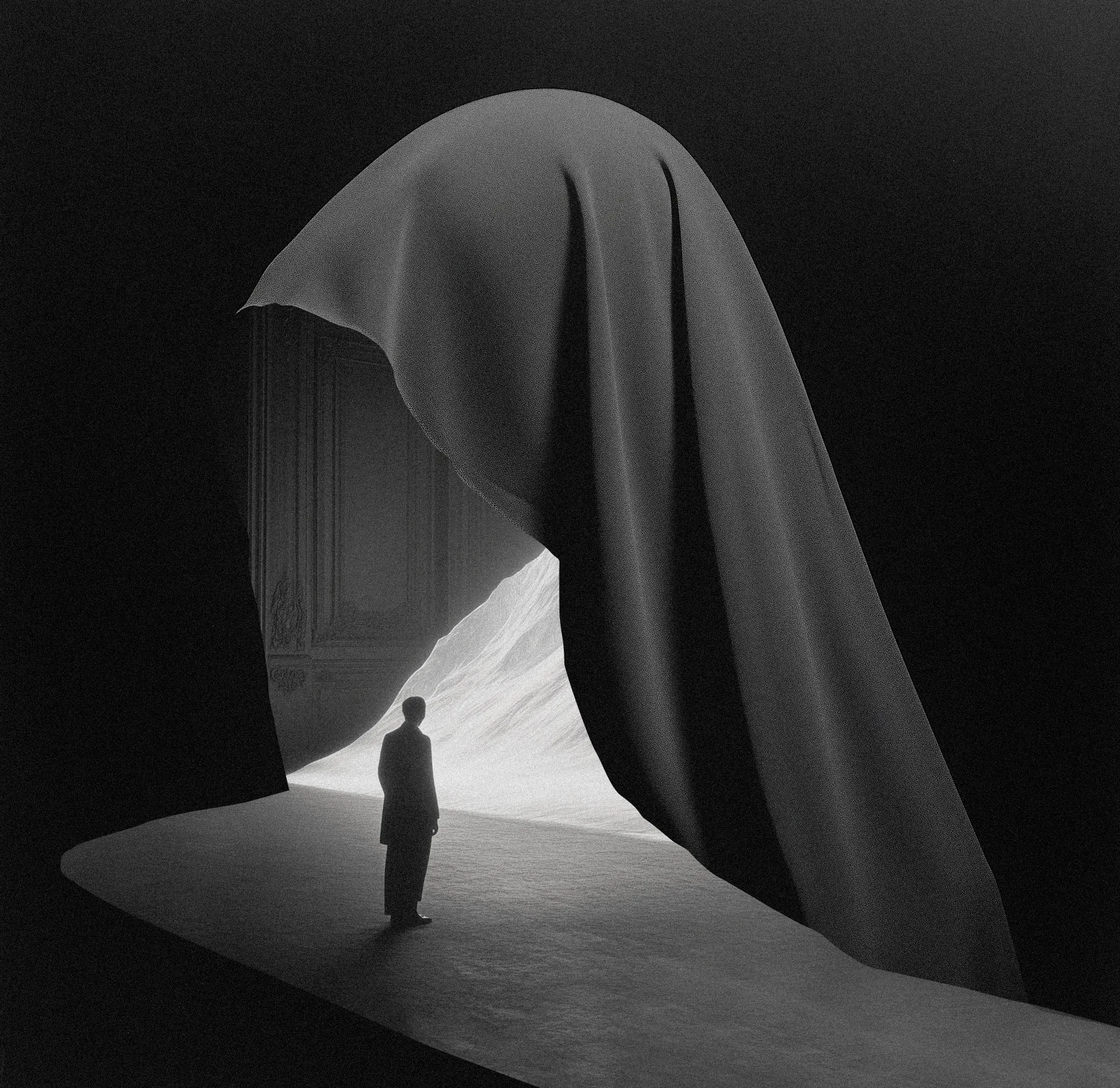 A T A R A X I A 〰️ calmness untroubled by mental or emotional disquiet 〰️

Fran Rodríguez aka lacabezaenlasnubes (spanish for "head in the clouds") is a digital artist based in Spain. He is famously known for his striking images depicting his interpretation of humanity’s place in the universe. Fran’s work is deeply inspired by his early fondness of surrealism and psychedelia. In his 20 year career, he has worked with bands such as Weezer, Tame Impala and Tycho creating visual elements for their concerts and albums and his work is exhibited and sold all over the world.