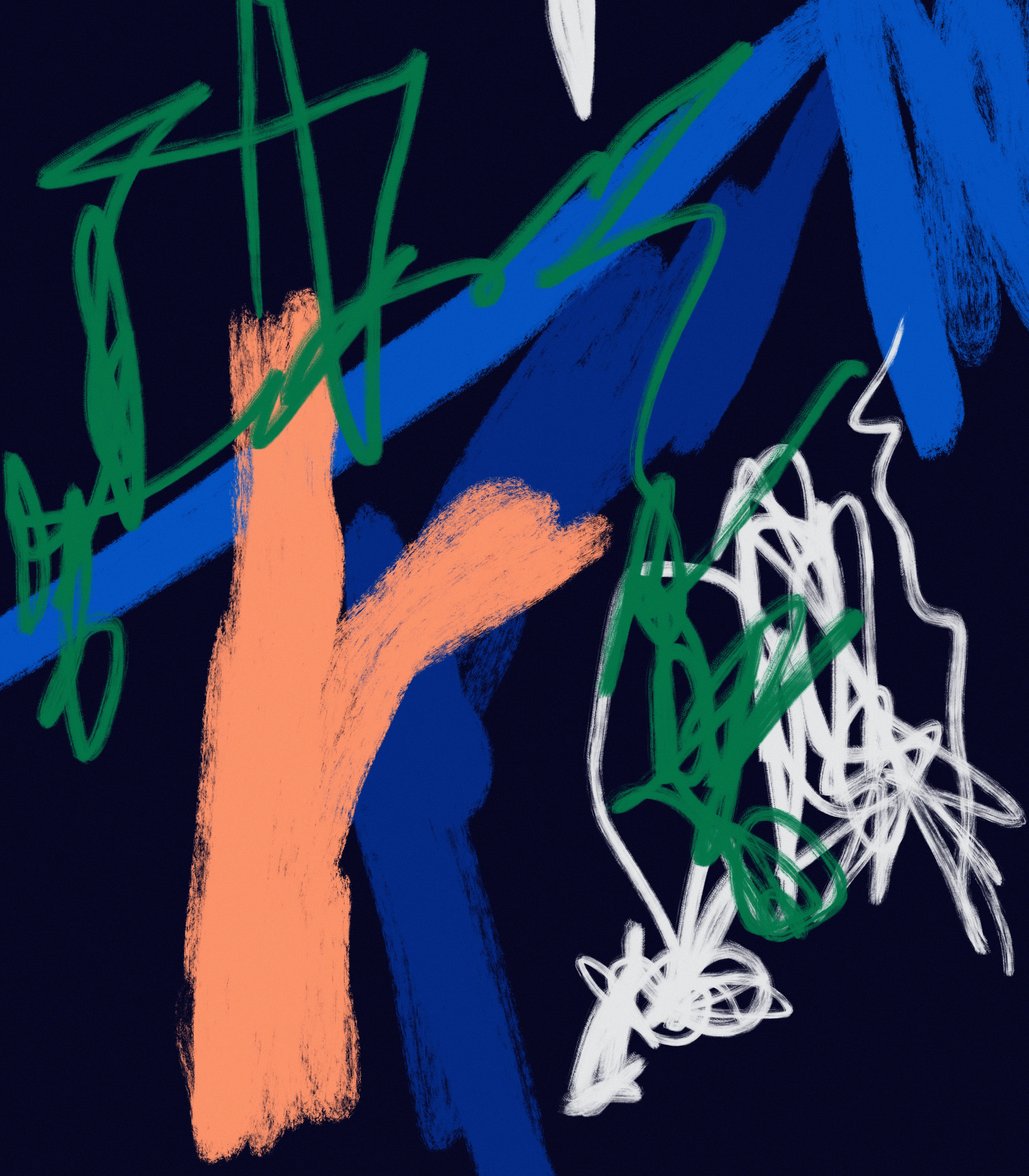 Abstract painting  
Created on Procreate