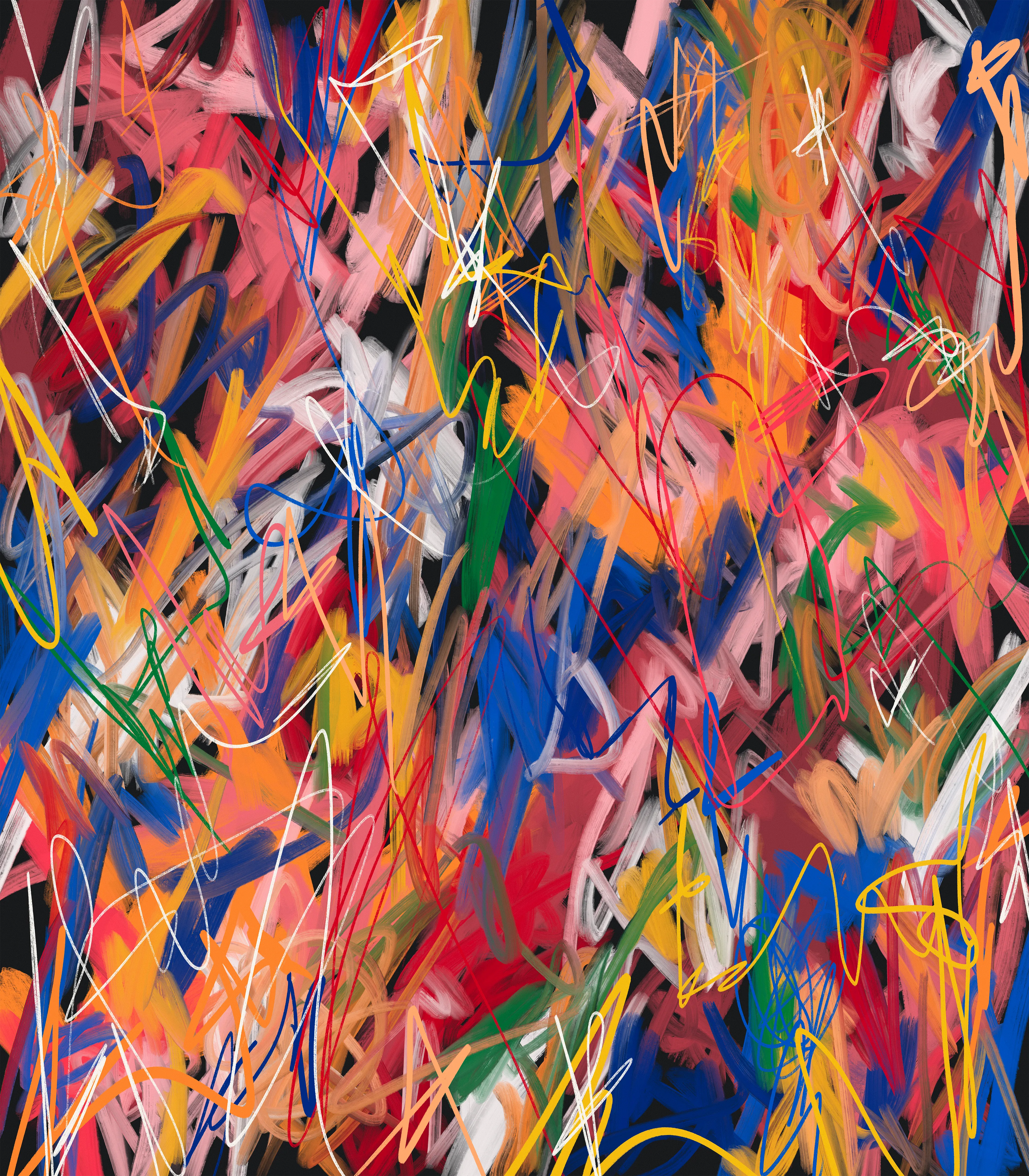 Abstract painting  
Created on Procreate