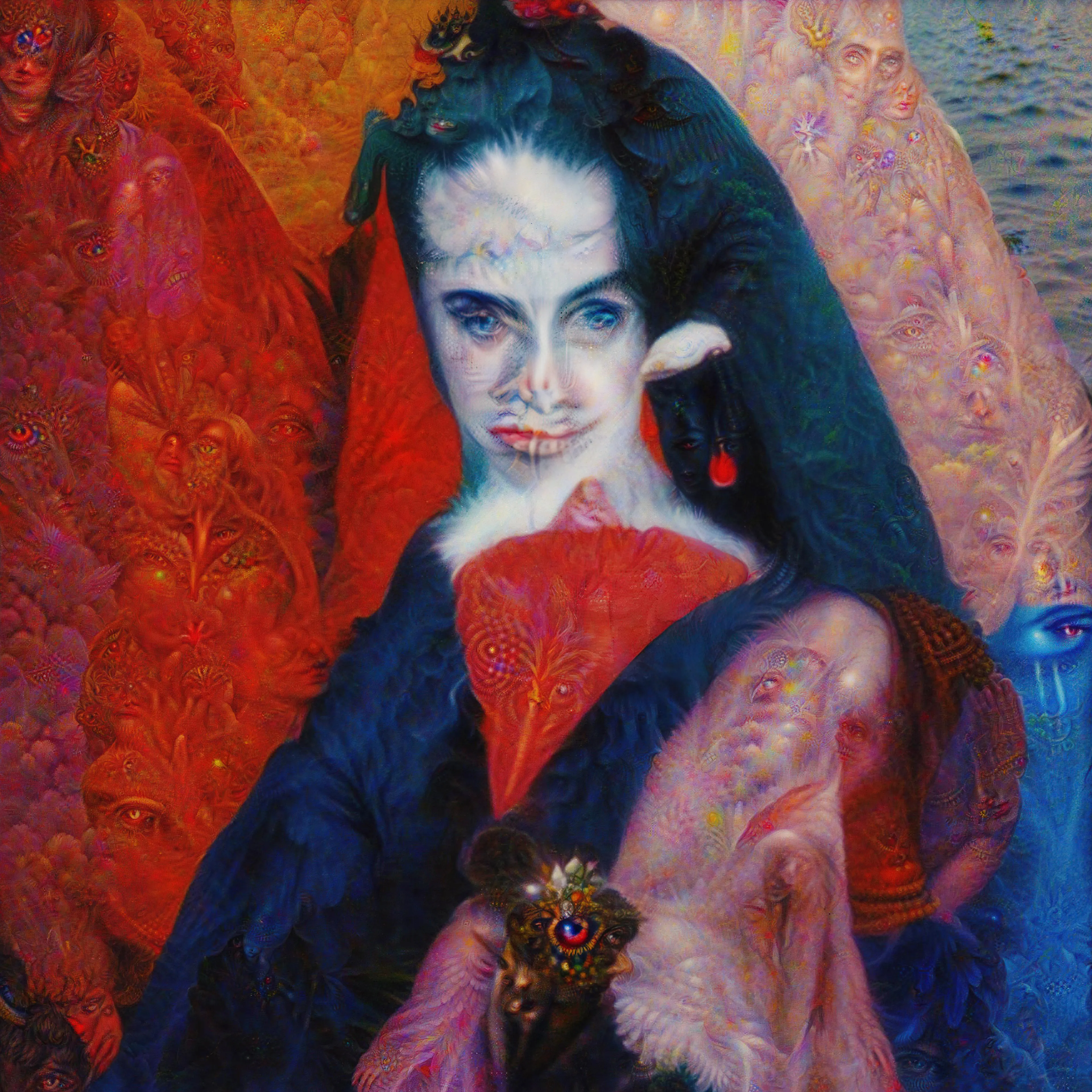 The story behind this piece is the fact that my grandmother used to be one of the few people who could see into other dimensions, and had a way of sensing things that even the most sensitive people could not sense.