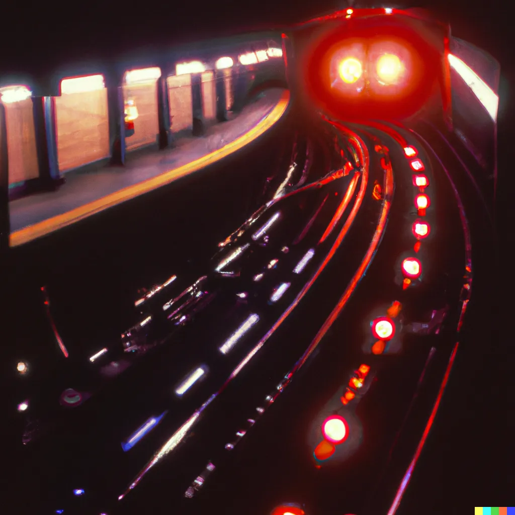 Norman Harman X DALL-E 2 

The Subway 3

This image was originally generated by the artist in 2022 using the now-deprecated DALL·E 2 model and downloaded from labs.openai.com.

The work reflects DALL·E 2’s distinct visual signature — a synthesis of surreal logic and painterly ambiguity. Figures emerge in soft focus, with forms that blur the line between object and hallucination. These compositional characteristics are unique to the model’s latent structure and cannot be authentically recreated using current systems.

Minted by the original creator as an ERC-721 token via Manifold, the work is preserved on-chain through tokenized metadata and decentralized media storage.