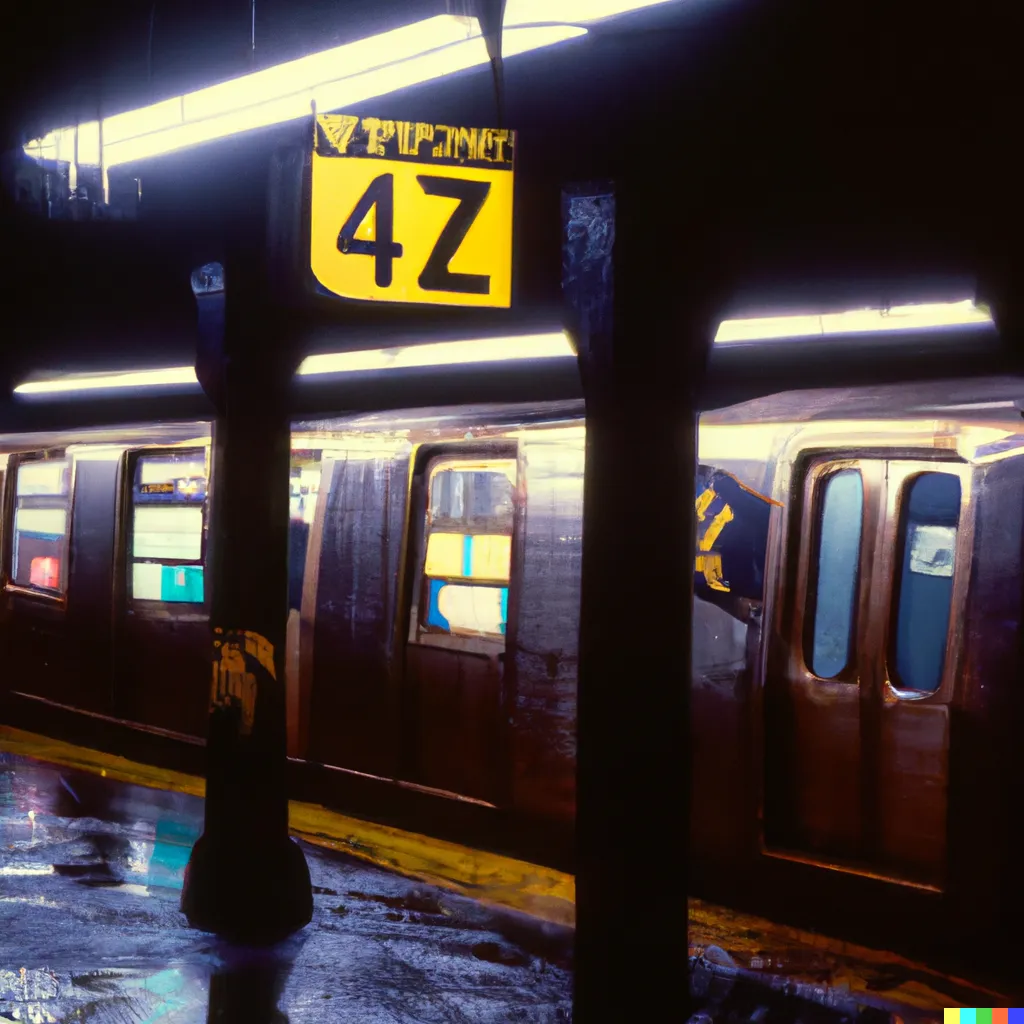 Norman Harman X DALL-E 2 

The Subway 1

This image was originally generated by the artist in 2022 using the now-deprecated DALL·E 2 model and downloaded from labs.openai.com.

The work reflects DALL·E 2’s distinct visual signature — a synthesis of surreal logic and painterly ambiguity. Figures emerge in soft focus, with forms that blur the line between object and hallucination. These compositional characteristics are unique to the model’s latent structure and cannot be authentically recreated using current systems.

Minted by the original creator as an ERC-721 token via Manifold, the work is preserved on-chain through tokenized metadata and decentralized media storage.

