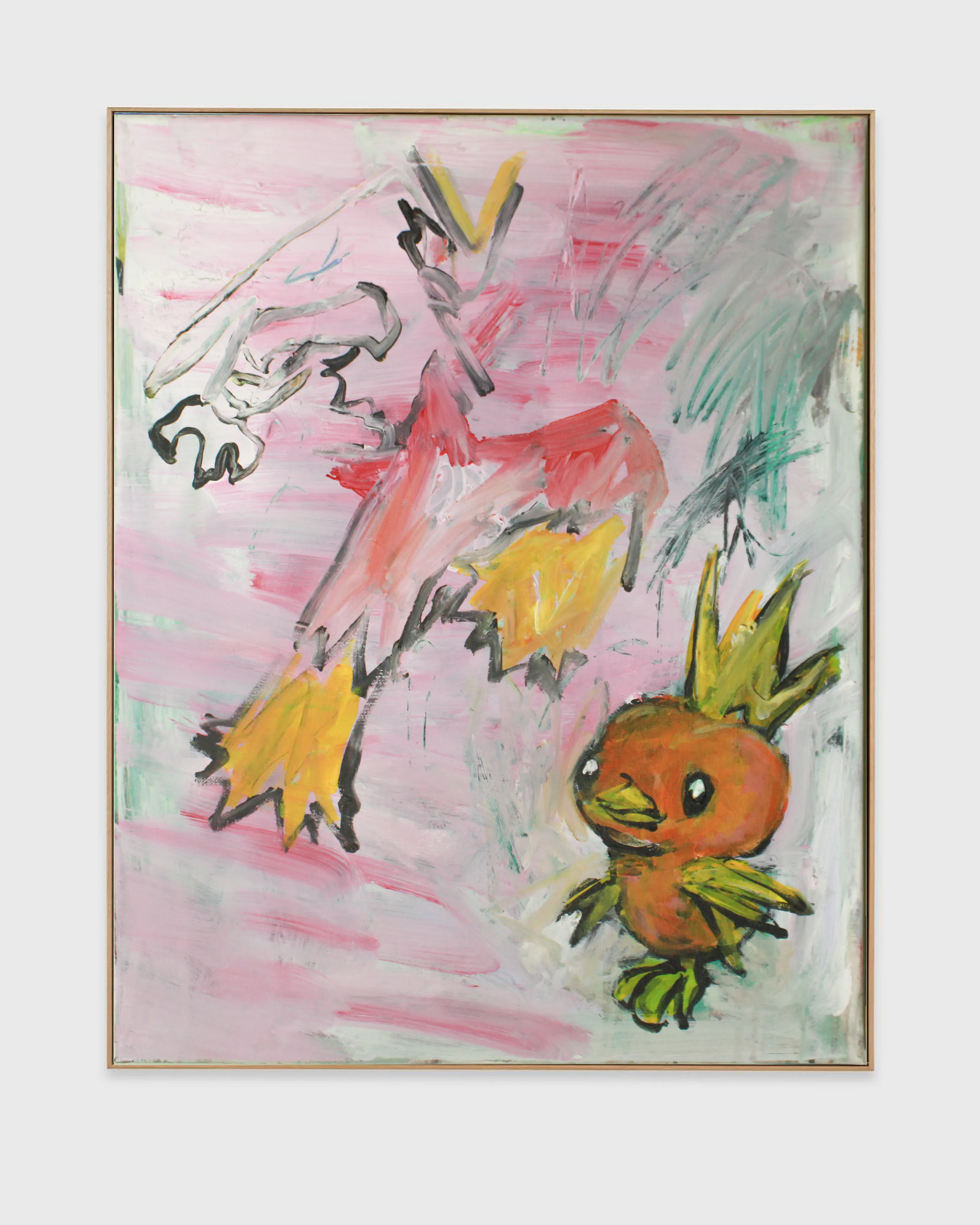 From “GALLERY SHOW” by Aleqth, a collection of 200 works created in 2025 and debuted at Offline Gallery NYC. Each piece is a 1/1 NFT paired with its original 16x20 inch painting.