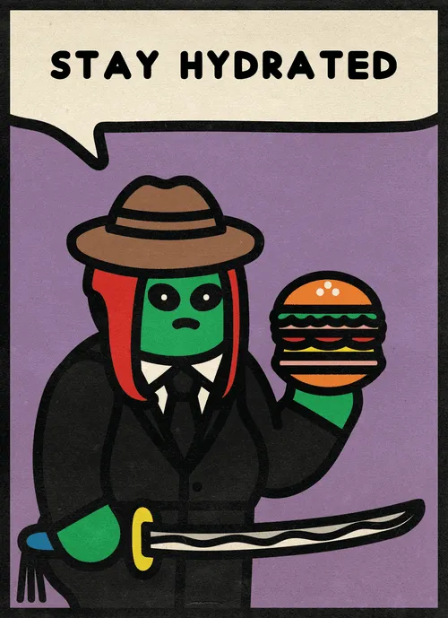 This JPG People's phrase can still be changed.

Please check NFT STATUS property:
PERMANENT RESIDENT = No more changes possible.
TOURIST = Phrase can still be changed.
DOPPELGANGER = The image is a duplicate. Image can be regenerated.
BROKEN CHATBOT = The phrase is a duplicate. Phrase can still be changed.