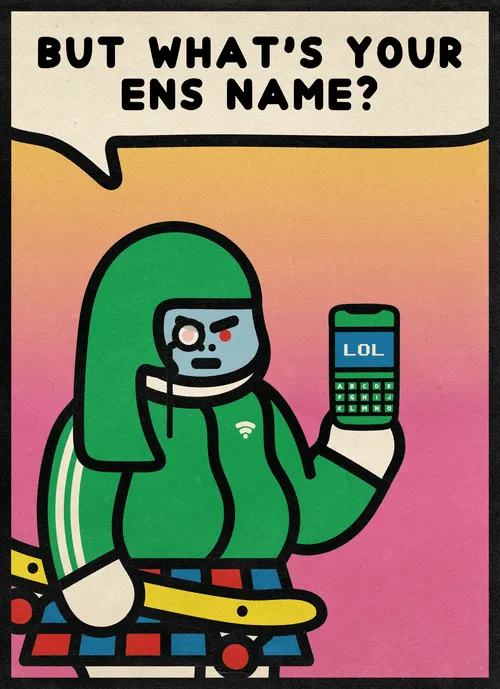 This JPG People's phrase can still be changed.

Please check NFT STATUS property:
PERMANENT RESIDENT = No more changes possible.
TOURIST = Phrase can still be changed.
DOPPELGANGER = The image is a duplicate. Image can be regenerated.
BROKEN CHATBOT = The phrase is a duplicate. Phrase can still be changed.