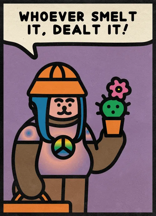 This JPG People's phrase can still be changed.

Please check NFT STATUS property:
PERMANENT RESIDENT = No more changes possible.
TOURIST = Phrase can still be changed.
DOPPELGANGER = The image is a duplicate. Image can be regenerated.
BROKEN CHATBOT = The phrase is a duplicate. Phrase can still be changed.