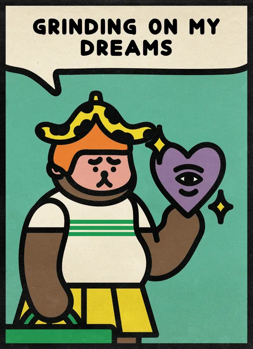 This JPG People's phrase can still be changed.

Please check NFT STATUS property:
PERMANENT RESIDENT = No more changes possible.
TOURIST = Phrase can still be changed.
DOPPELGANGER = The image is a duplicate. Image can be regenerated.
BROKEN CHATBOT = The phrase is a duplicate. Phrase can still be changed.