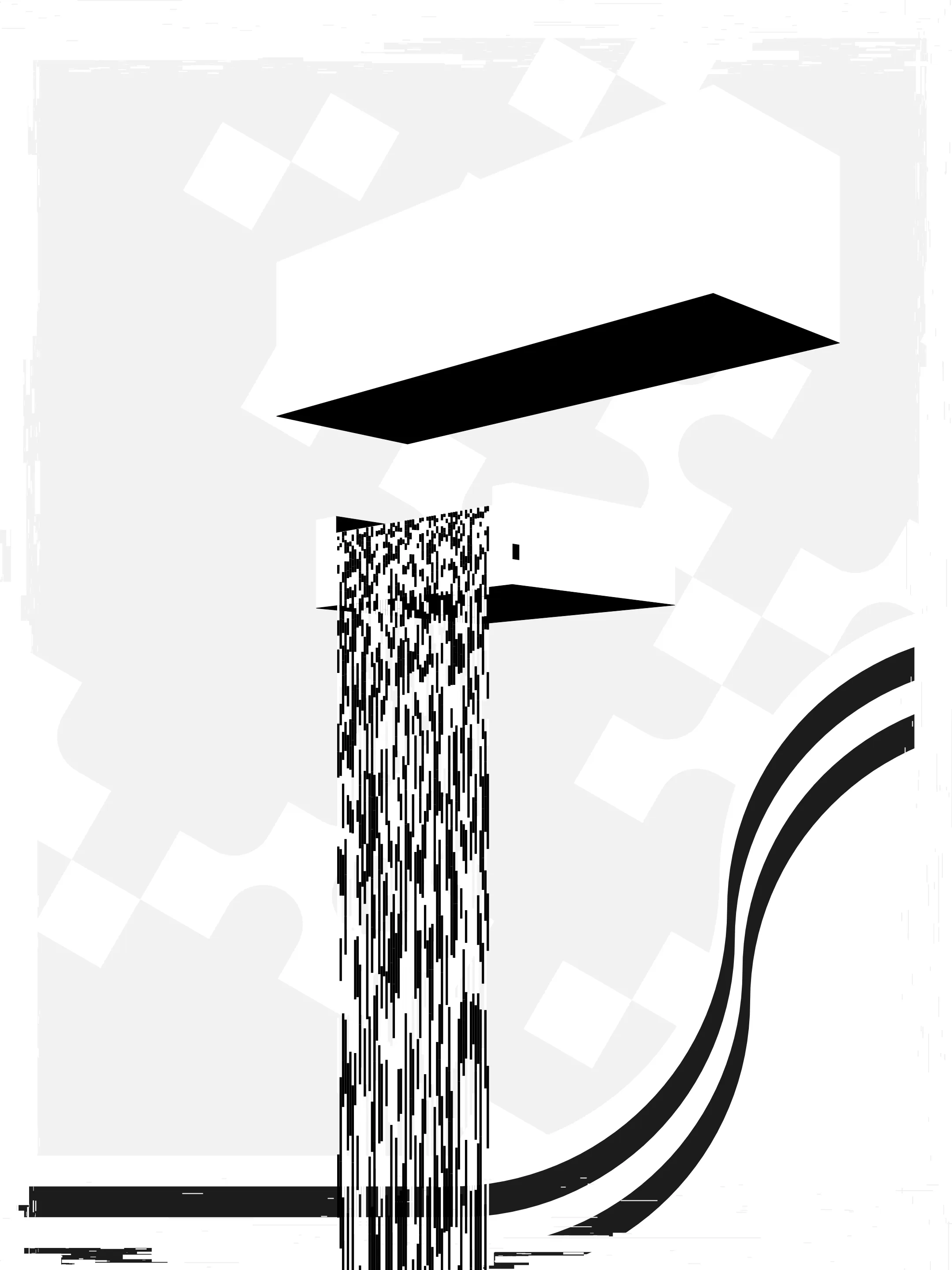 Take the futurism of mid-1990s graphic design, merged with the fake-nostalgia vaporwave of a reimagining of Win95, channeled through the lens of modern generative art and you get FALLiNGWATER. Swapping Jolt Cola for Green Tea, Coral Draw and Photoshop 2.5 for code and a single poster design for an infinite number of variations, Daniel digs back into what made him love graphic design in the first place for his entry to the Flatlands group show.