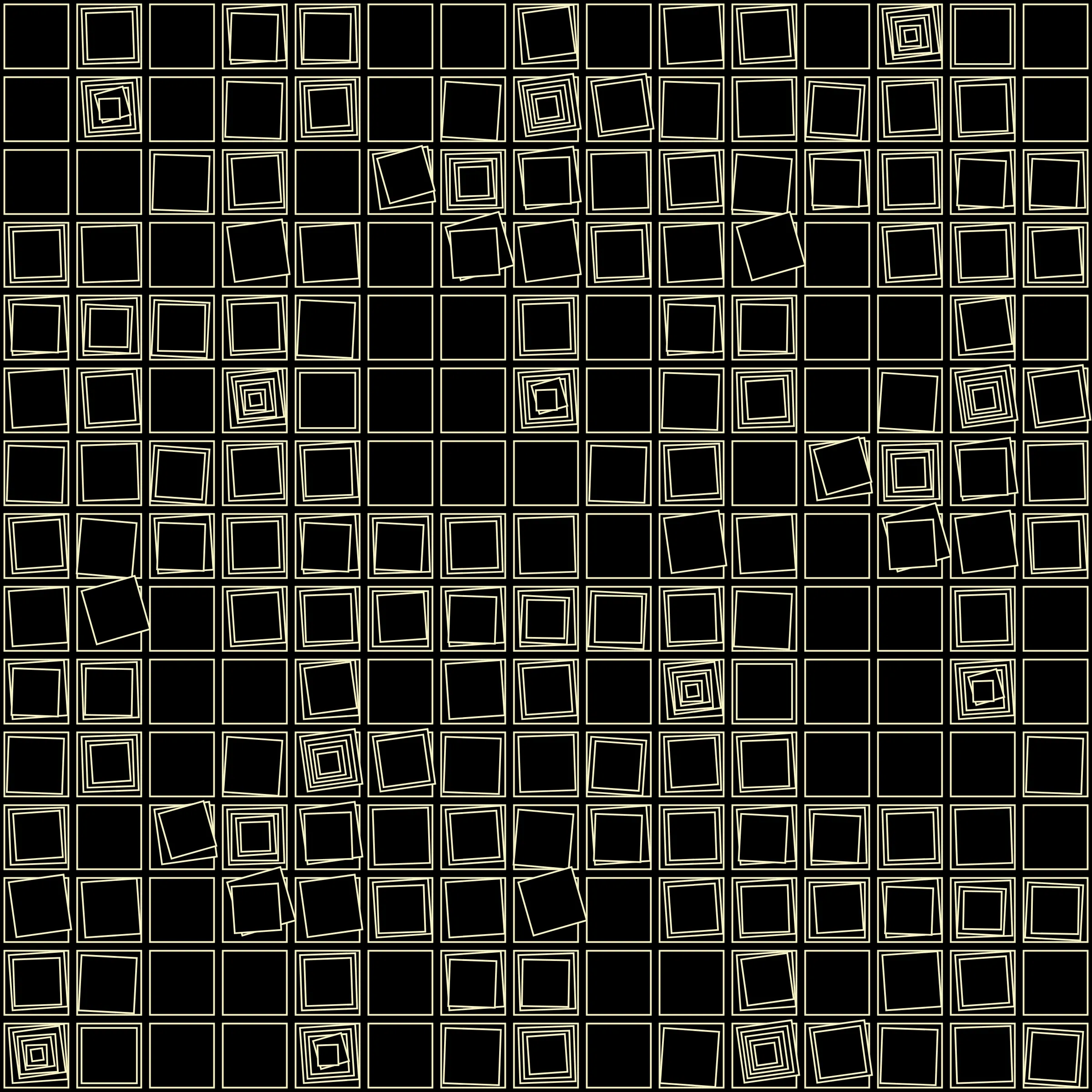 My interpretation of Aerial View is a bird's Eye View over a city block with illuminated/twisted buildings and light trails. It uses an on-chain stored algorithm to represent the generative artwork based on a hash. Each Aerial comes with different distances, building elevations, rotations and colors. Welcome to my genesis project and the first step on my on-chain journey!