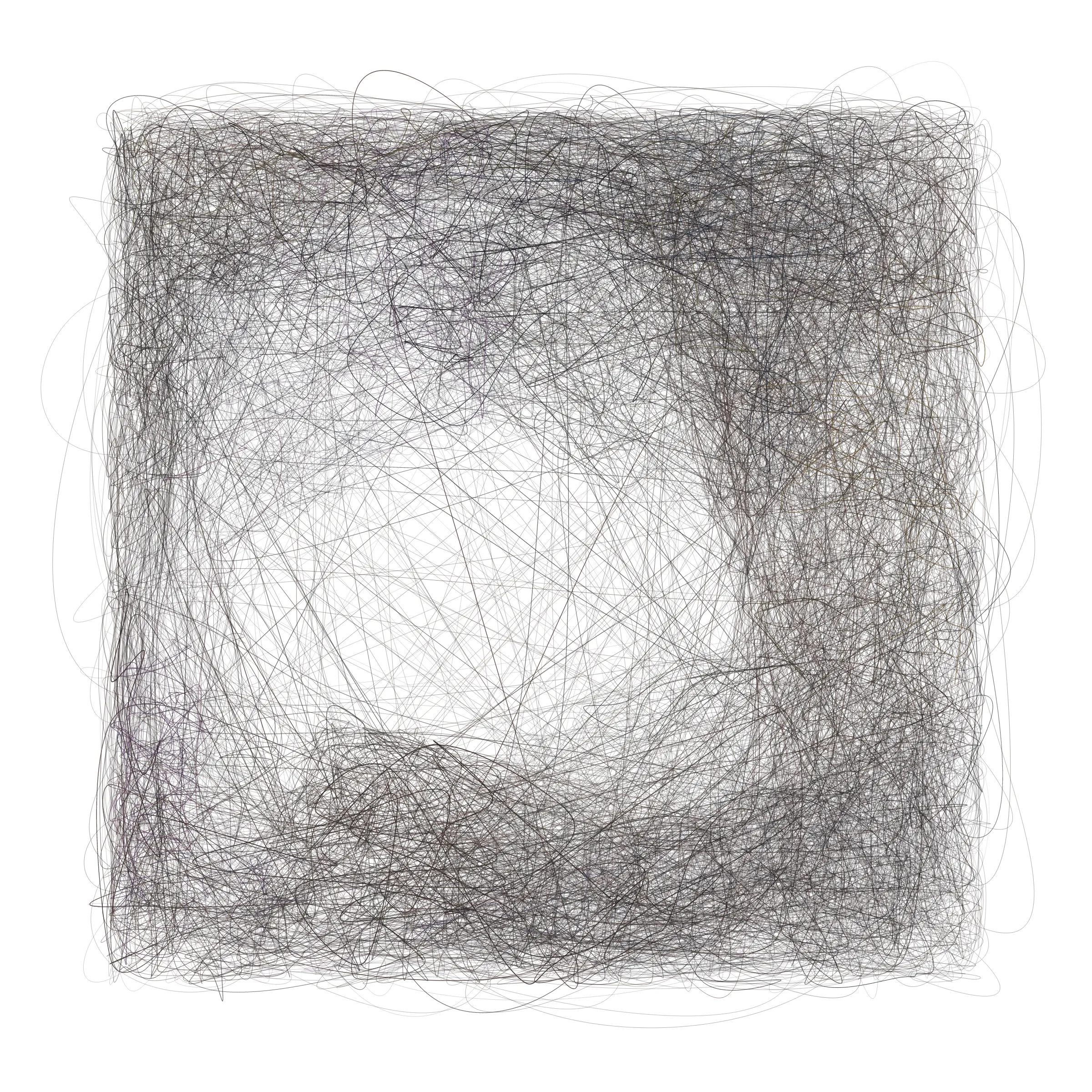 Scribbles on Scribbles on Scribbles ➿ This series is an exploration of chaos and order – how seemingly random movements in the microscopic scale can be more than meets the eye. Simple guiding rules transfigure chaotic movements into beautiful order. Life, as we know it, can be expressed in a similar fashion. Our decisions, unexpected occurrences, and even our seemingly meaningless place in the Universe are not just mere coincidences, but providential orchestrations of the Designer. [ Mints will be sold via a dutch auction. Starting price will be set at 3eth and decrease every 5 minutes with a resting price of 0.25eth. i.e.
3eth, 2.5eth, 2eth, 1.5eth, 1.25eth, 1.0eth, 0.75eth, 0.5eth, 0.25eth ]