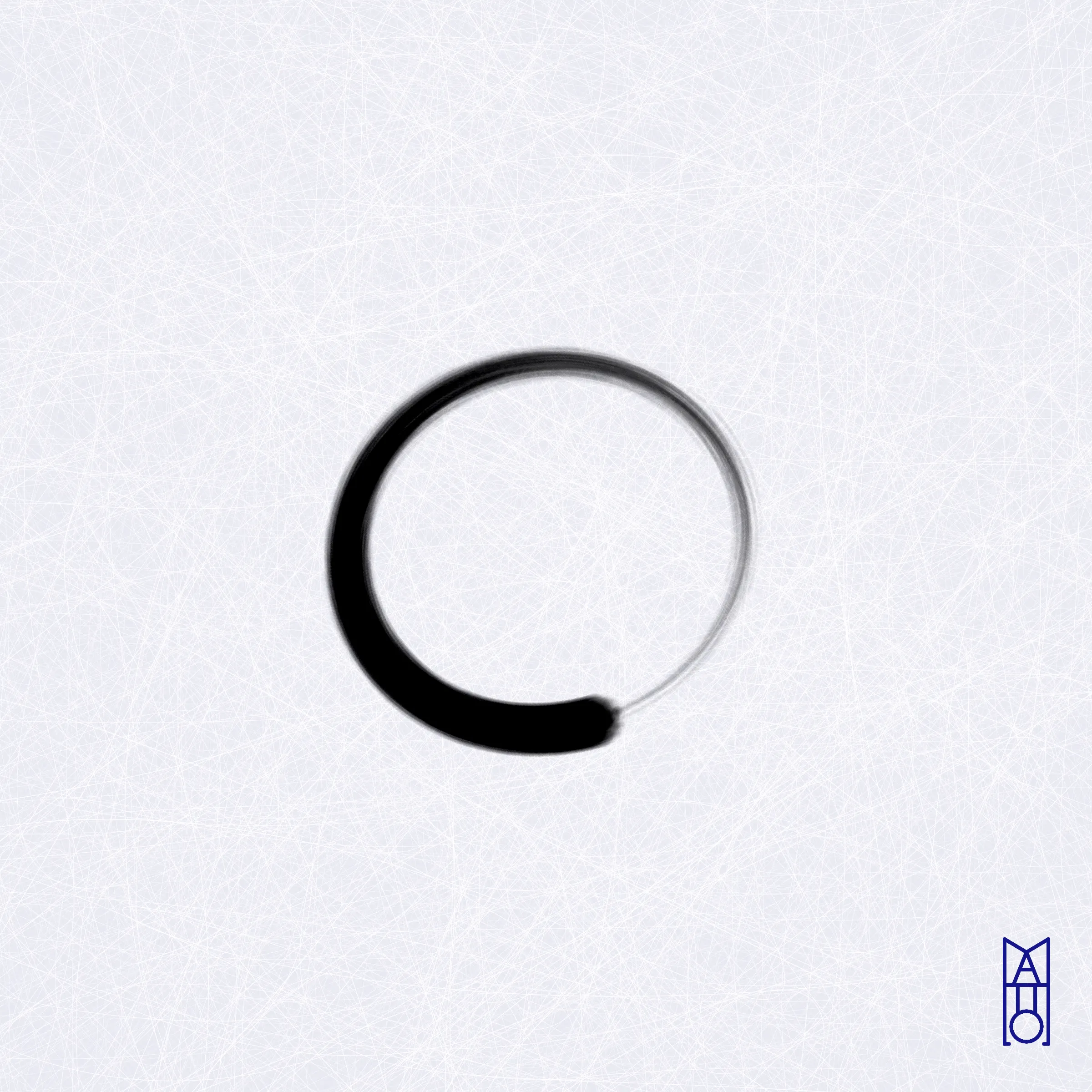 In Zen, ensō is a symbol that represents elegance and enlightenment. It is typically painted by hand in an uninhibited way, allowing for unexpected and beautiful results. Inspired by sumi-e (ink wash painting), this project mimics the practice of painting an ensō in ink by utilizing p5.js. Each generated image uses values from a unique transaction hash to determine paper, brush, ink, the quantity of ink held by each bristle, how quickly the ink flows, and more—all with the goal of creating a simple yet serendipitous painting.