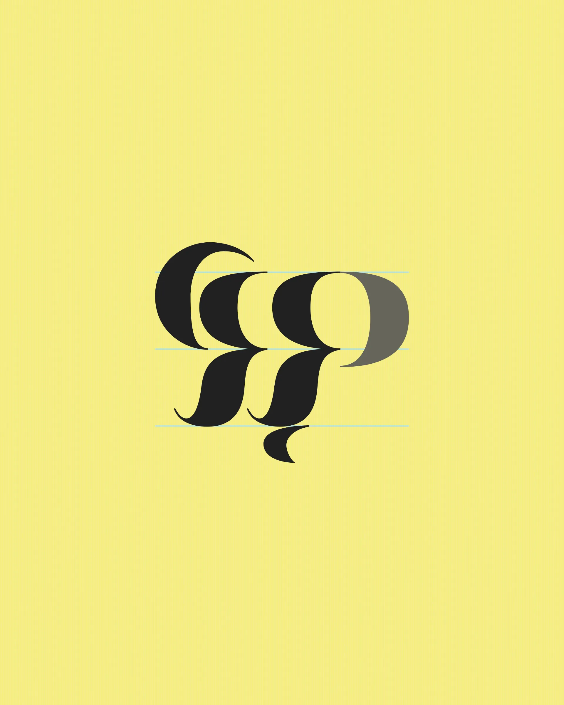 Abstract typographic elements slide together to create new characters. In some compositions, a single character is featured. In others, characters string together to form words and sentences, which the algorithm shapes into often-familiar layouts.

The type designer Gerard Unger said “it is almost impossible to look and read at the same time”. Asemica invites you to look without the burden of legibility.

Created by Emily Edelman, Dima Ofman, and Andrew Badr. Command-S to download a vector file. Live token best viewed in Chrome.