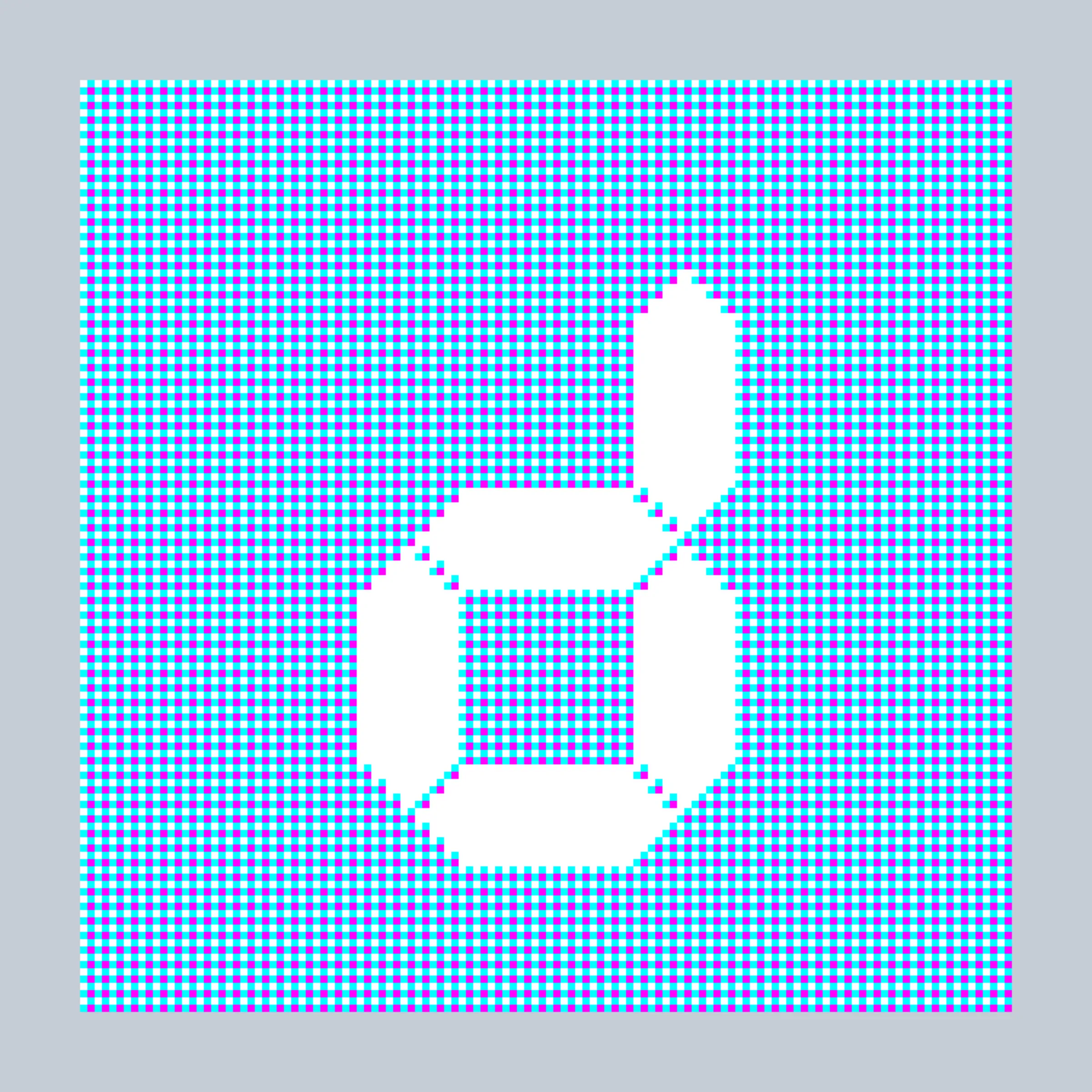 The essence of all things digital is– the bit. One or Zero. On or Off. Where digital becomes analog. This piece pays tribute to our digital legacy of 8-bit color and 7-segment LED displays– technological limitations which are mirrored in the constraints of putting art on the blockchain. Although the image represents the art, the art of the token itself is the code– which renders everything bitwise, pixel by pixel, all contained within 27-bits of information.