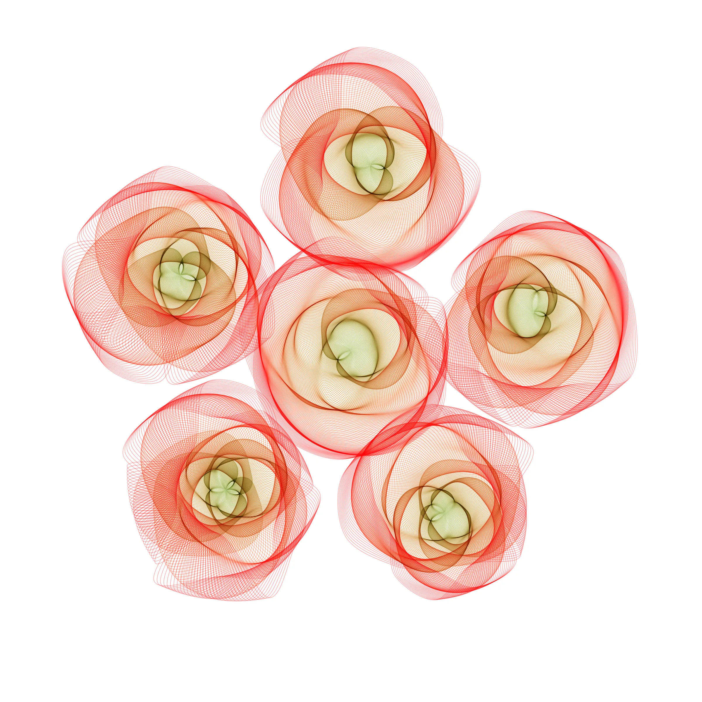 Beautiful bouquets of generative flowers, with fascinating diversity in numbers, shapes and colour combinations. Each one has its own personality, its own character, and is always stunning and surprising, as you can expect with flowers in their natural form.